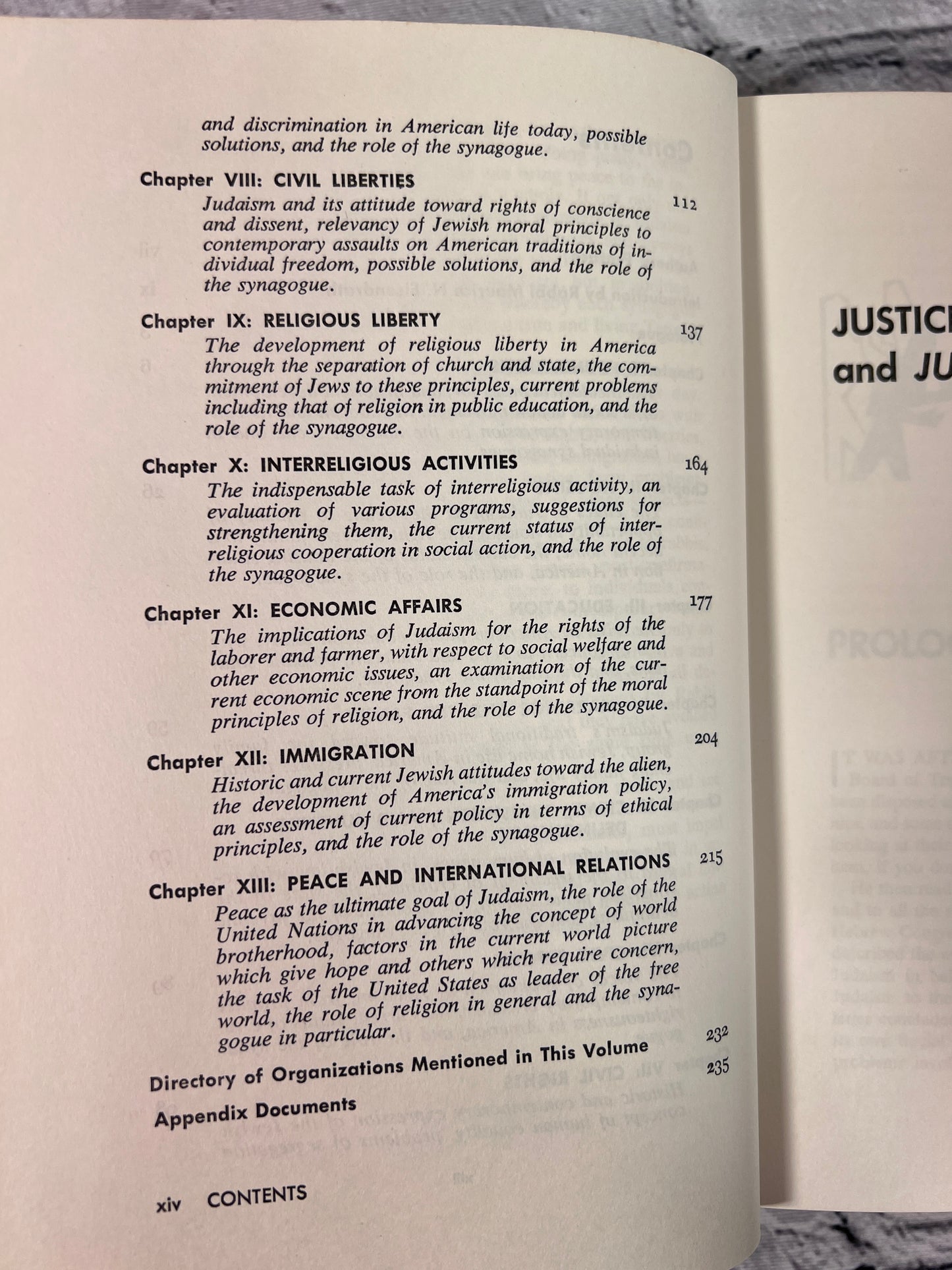 Justice and Judaism: The Work of Social Action by Vorspan & Lipman [1961]