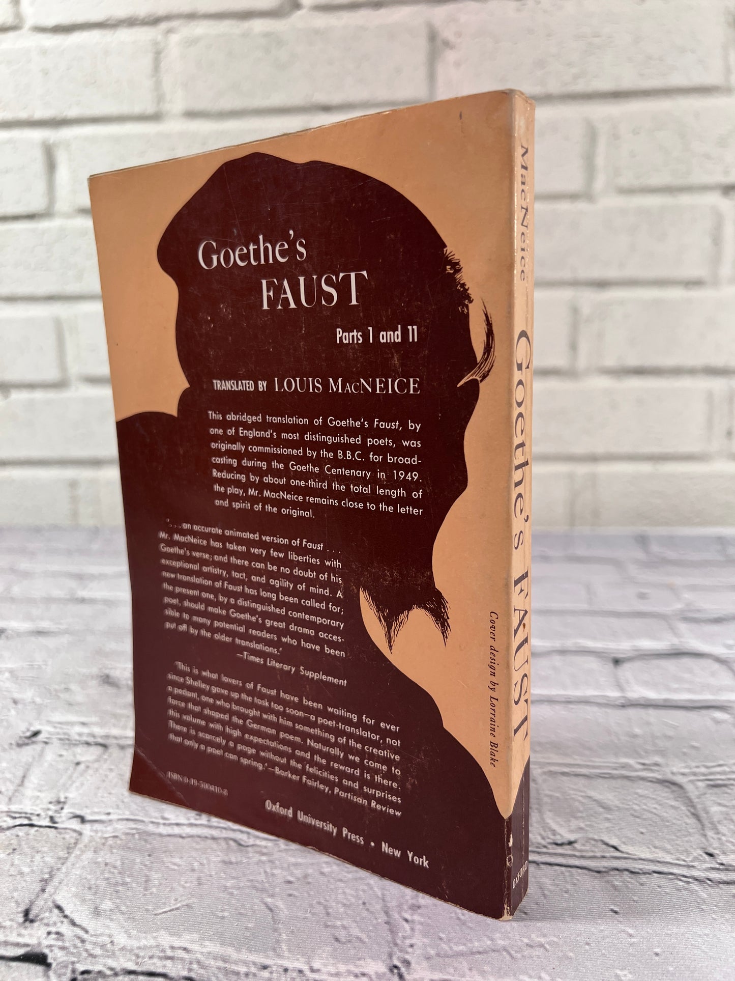 Goethe's Faust Parts I & II An Abridged Version Translated By Louis MacNeice [1981]