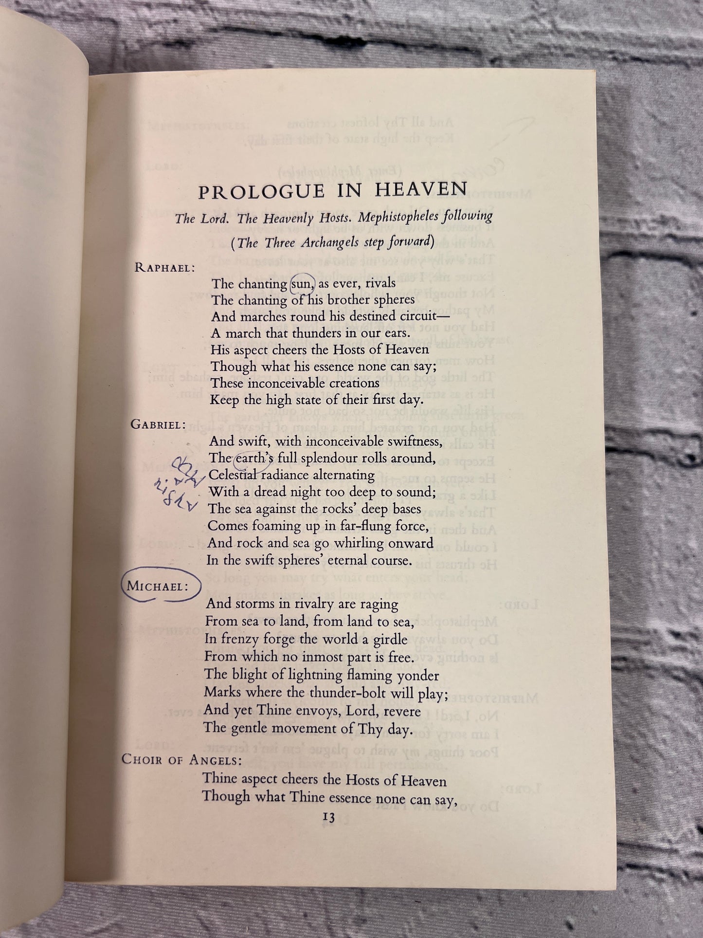 Goethe's Faust Parts I & II An Abridged Version Translated By Louis MacNeice [1981]