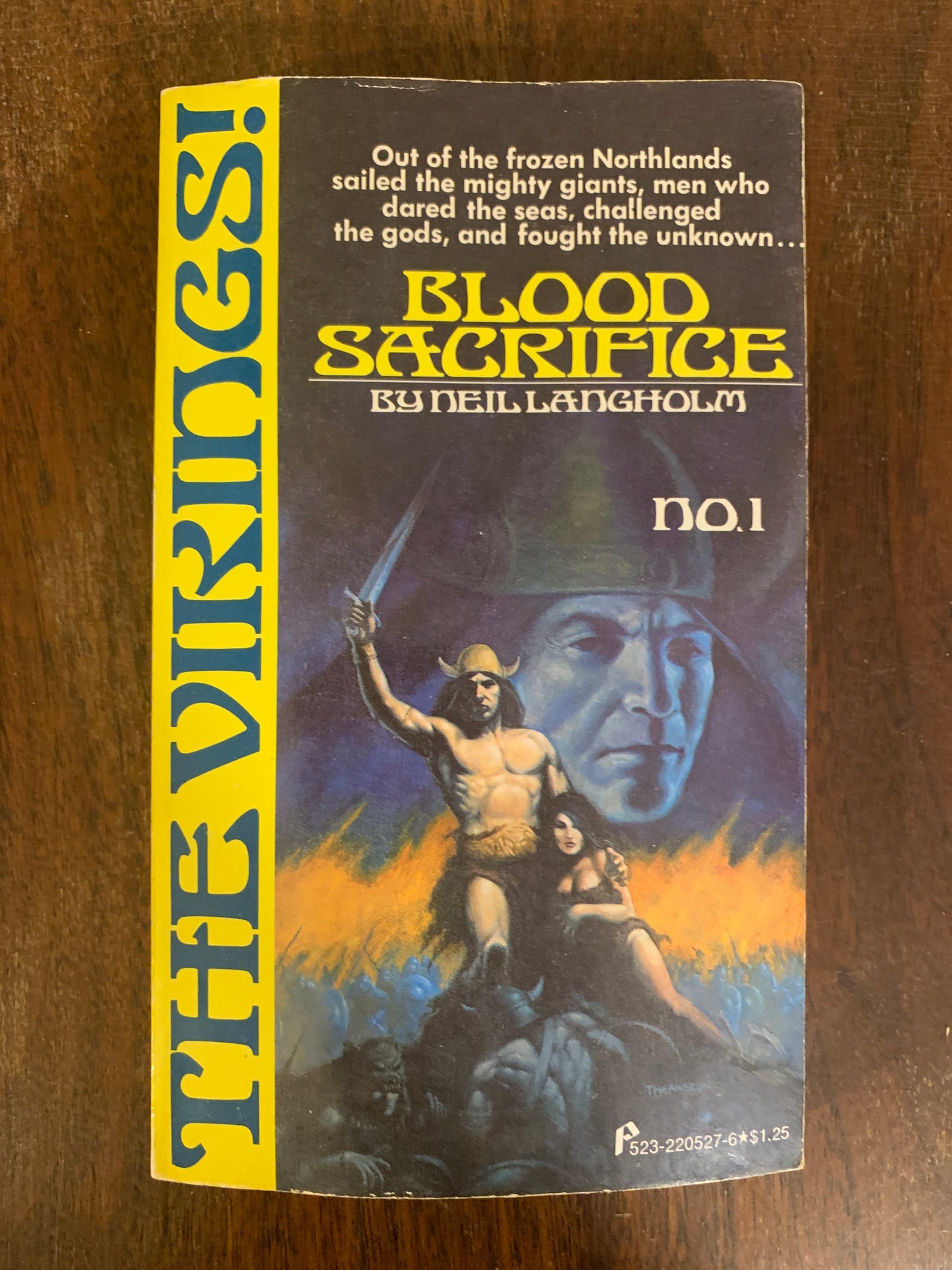 Blood Sacrifice: The Vikings #1 by Neil Langholm Pinnacle 1st Print 1975