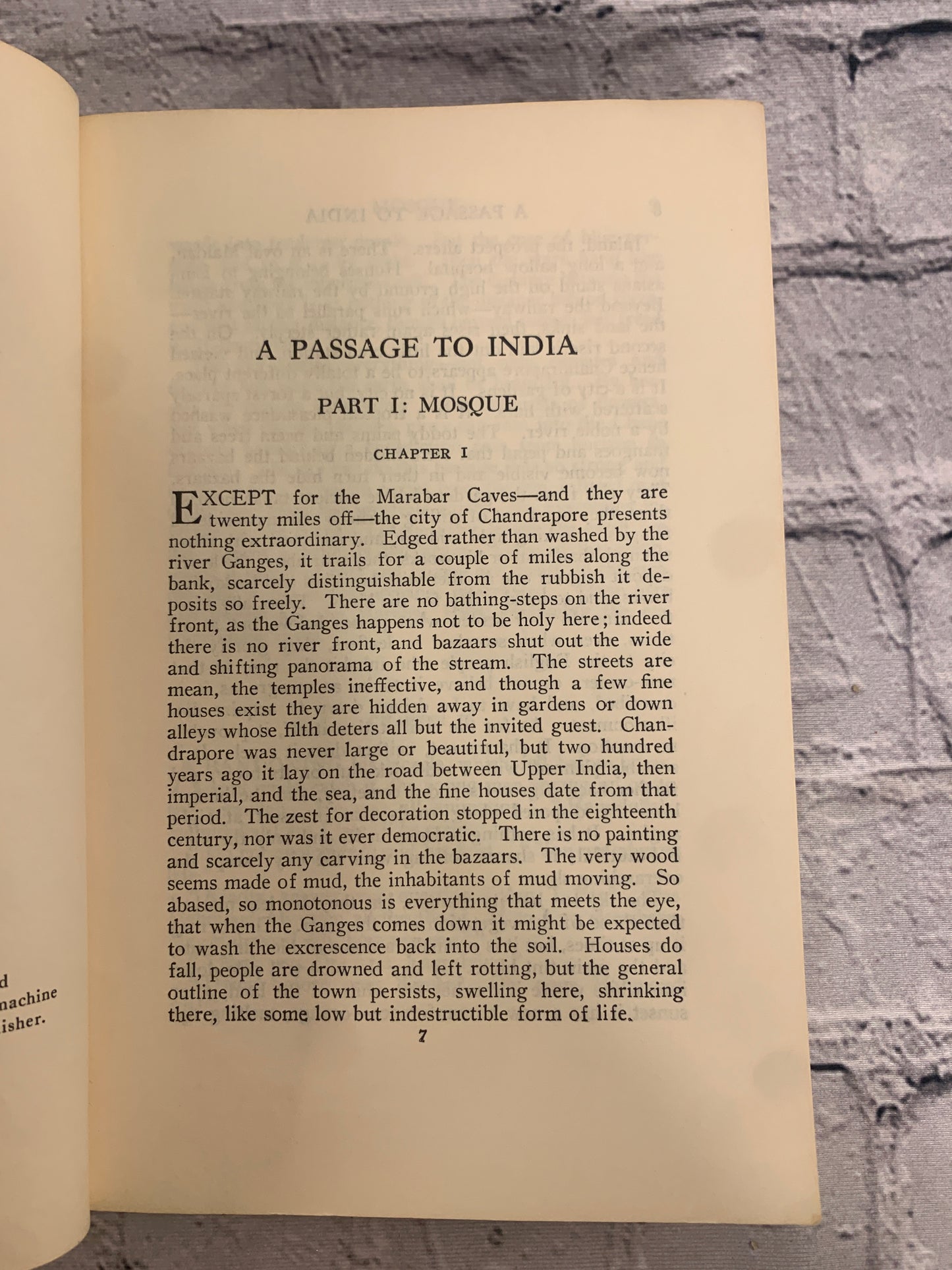 A Passage to India by E.M. Forster [1952]