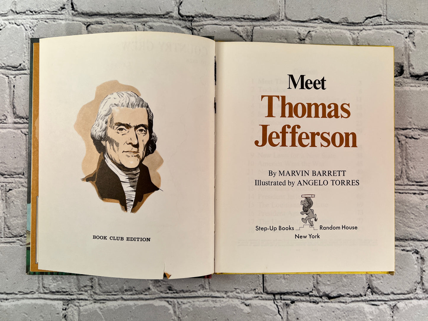 Step Up Books - Meet Thomas Jefferson by Marvin Barrett [1967 · 5th Print]