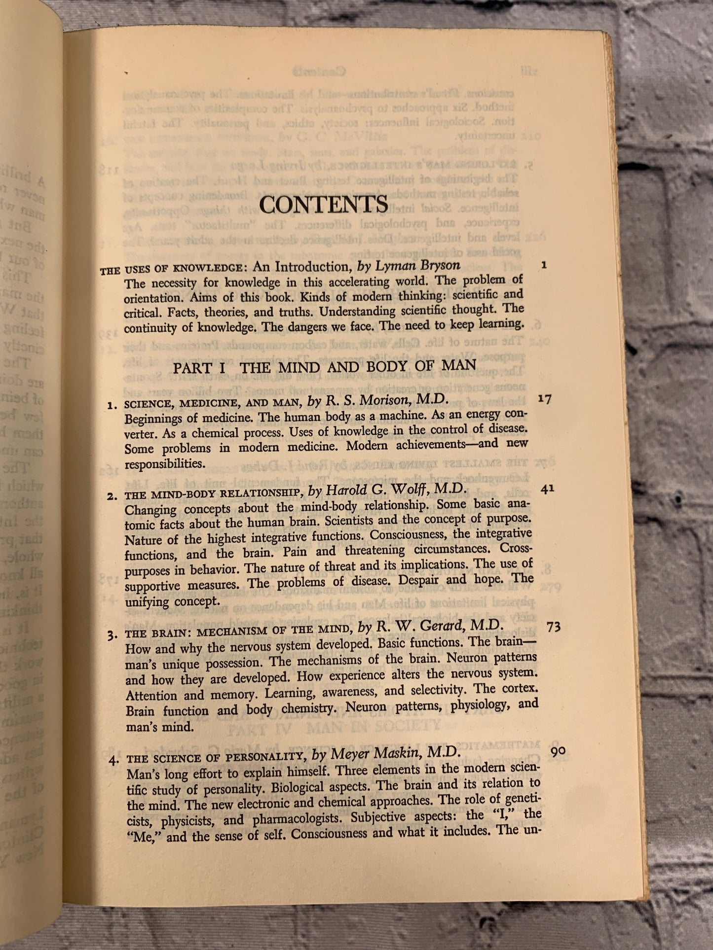 An Outline of Man's Knowledge of the Modern World by Lyman Bryson [1960]