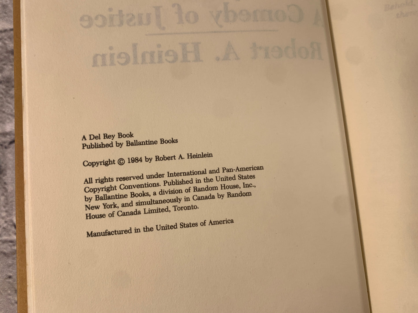 Job: A Comedy of Justice by Robert A. Heinlein [1984]