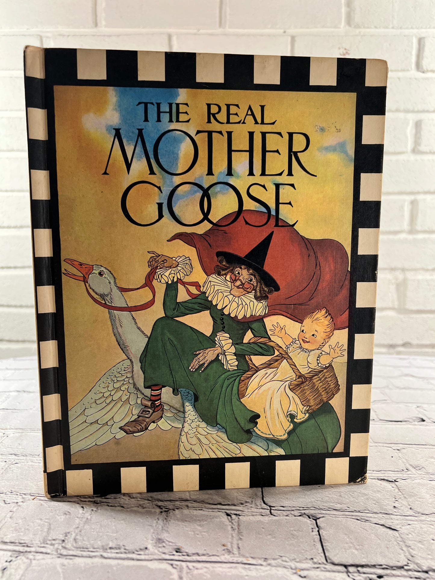 The Real Mother Goose Illustrated by Blanche Fischer Wright  [1973]