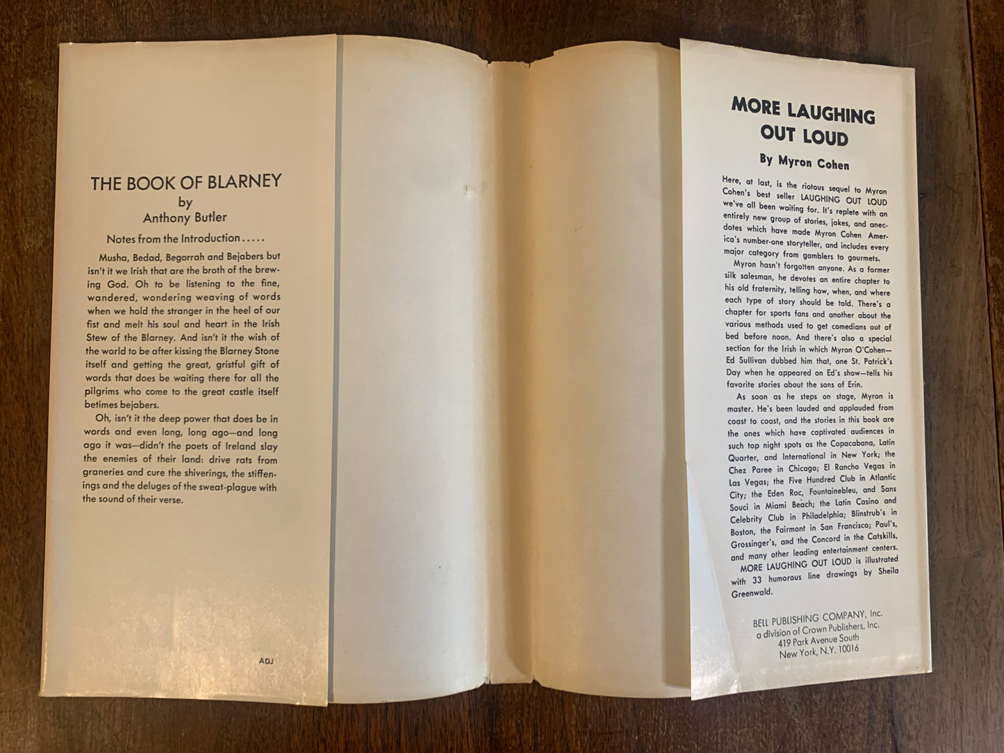 The Book of Blarney by Anthony Butler 1969