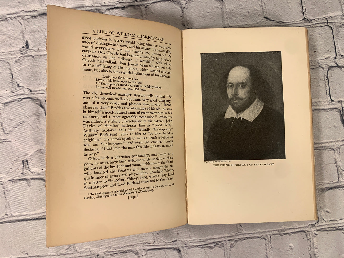 A Life of William Shakespeare by Joseph Quincy Adams [1923]