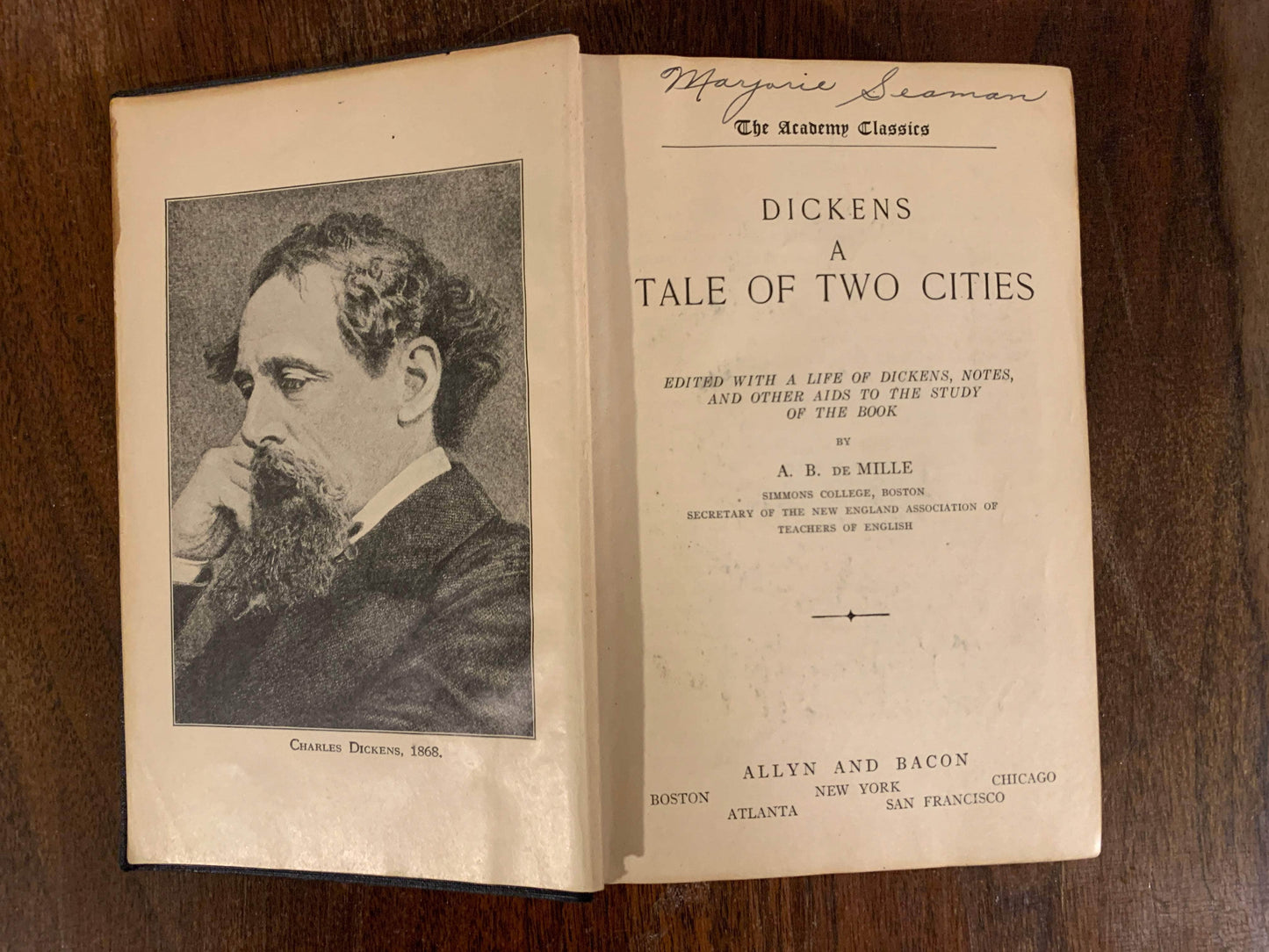 Flipped Pages A Tale of Two Cities by Charles Dickens [1950s · Academy Classics]