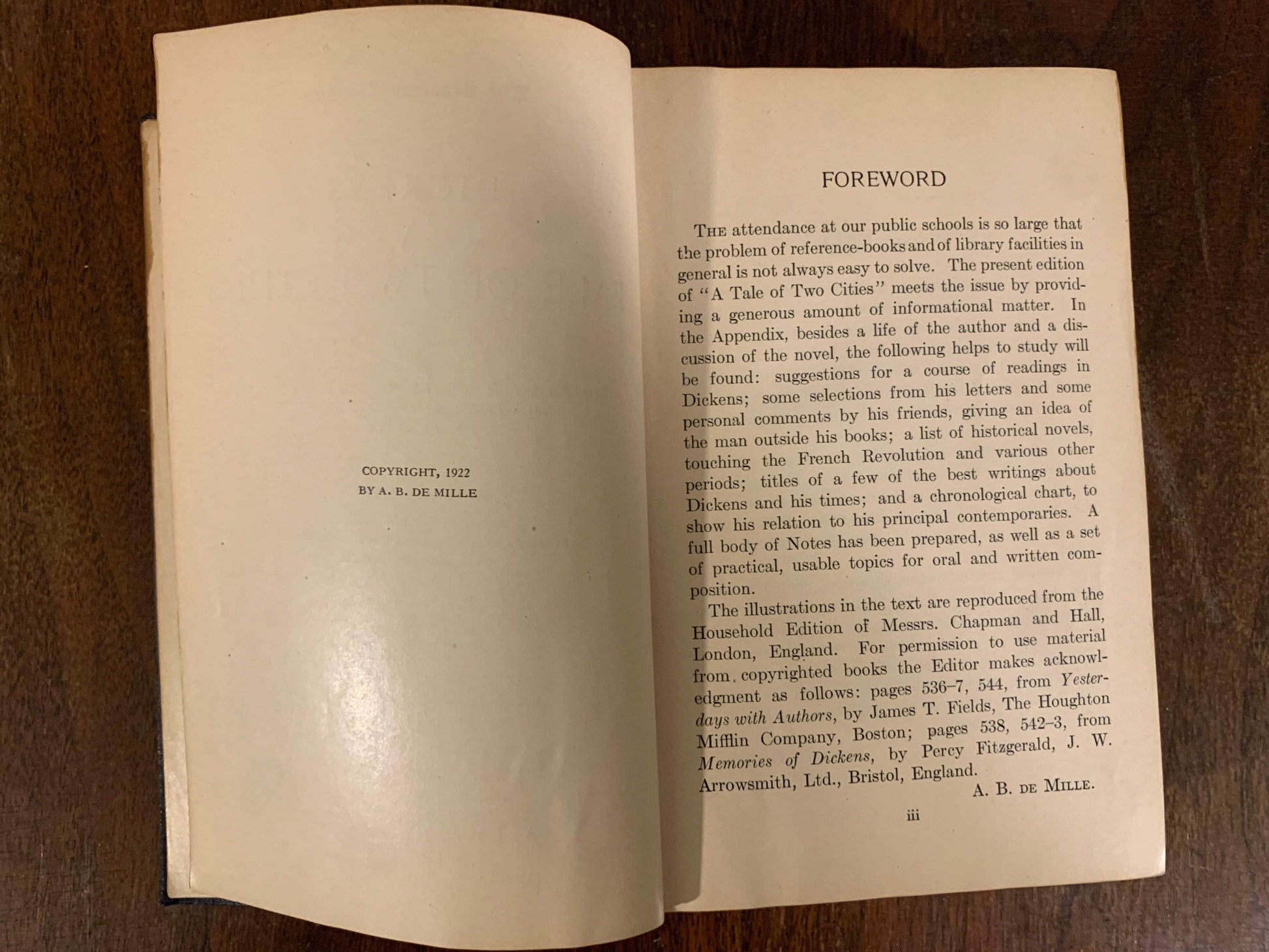 Flipped Pages A Tale of Two Cities by Charles Dickens [1950s · Academy Classics]