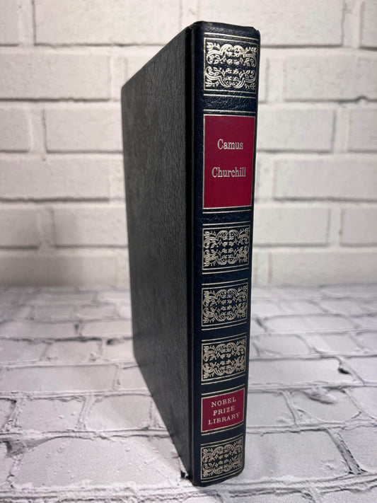 Flipped Pages Albert Camus, Plague · Winston Churchill, Island Race Nobel Prize Library [1971]