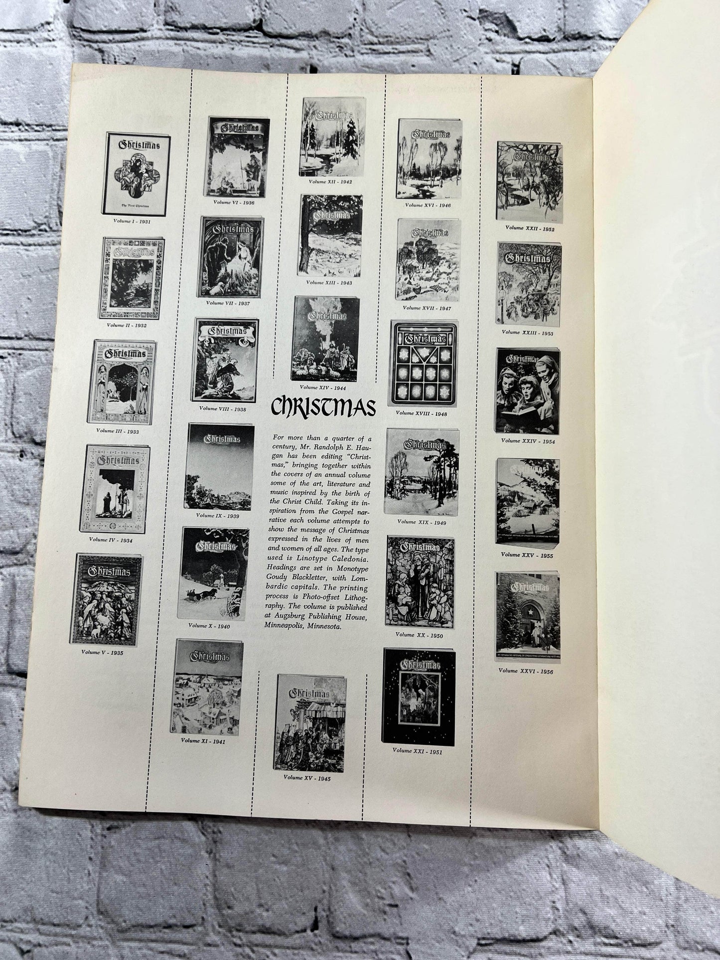 Flipped Pages An American Annual of Christmas Literature and Art Vol. 27 [1957 · 2nd Ed]