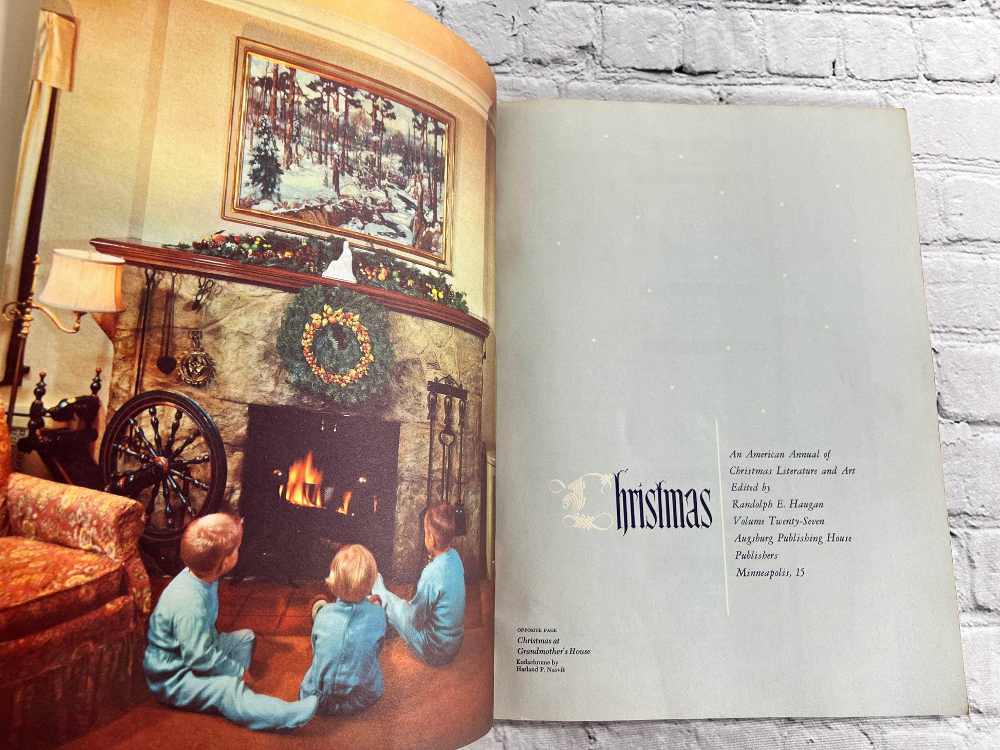 Flipped Pages An American Annual of Christmas Literature and Art Vol. 27 [1957 · 2nd Ed]