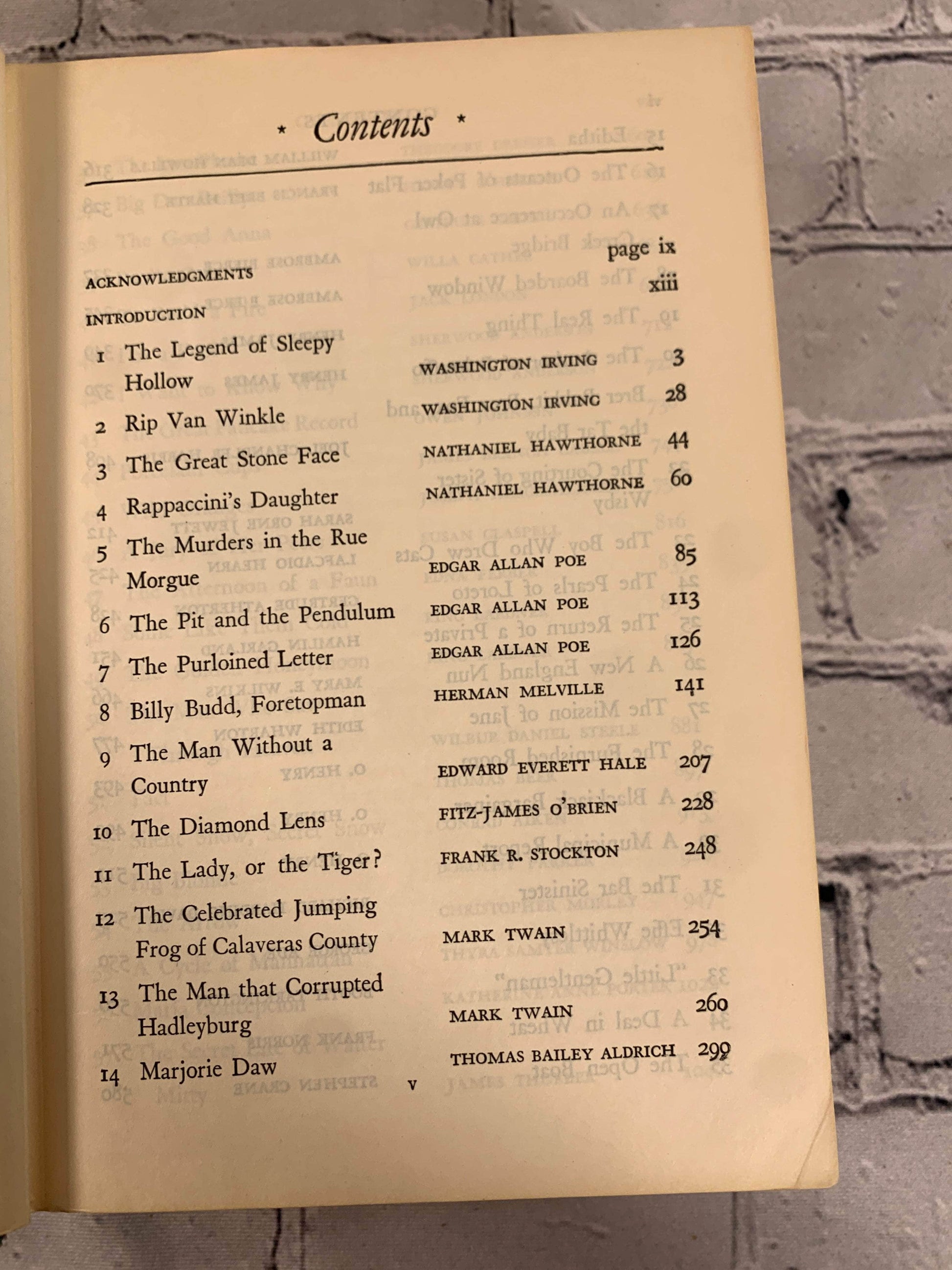 Flipped Pages An Anthology of Famous American Stories [1953]