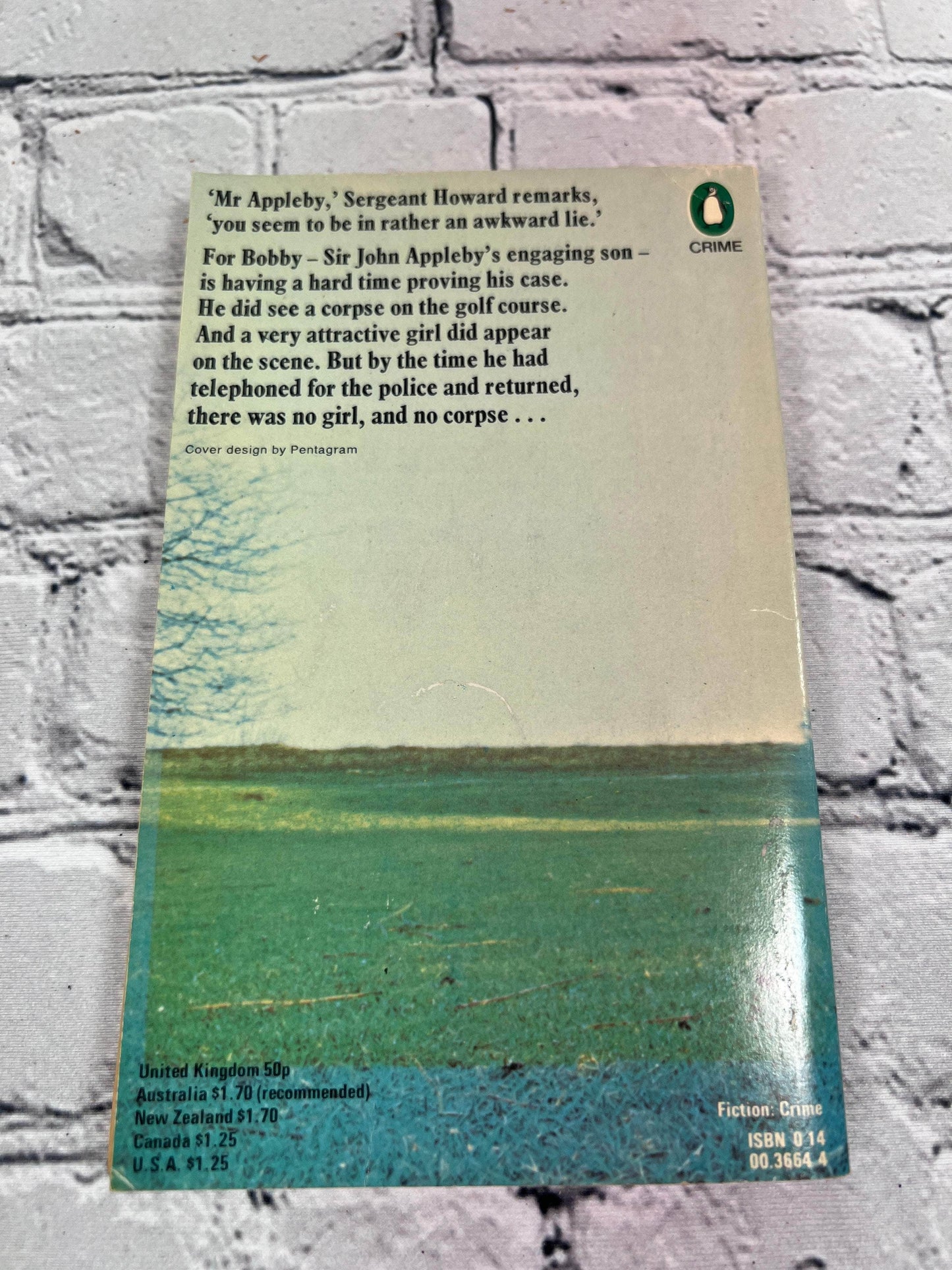 Flipped Pages An Awkward Lie by Michael Innes [1976]