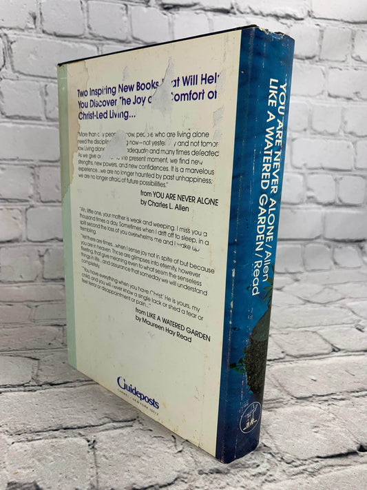 Flipped Pages Antiquarian & Collectible You Are Never Alone & Like a Watered Garden [Guidepost 2-in-1 Selection · 1978]