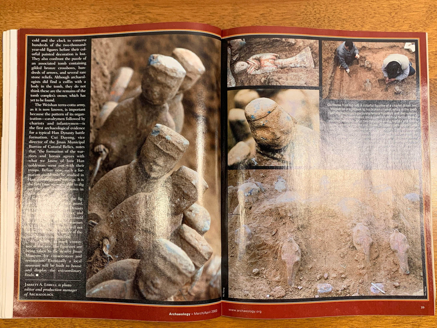 Flipped Pages Archaeology Magazine - March/April 2003