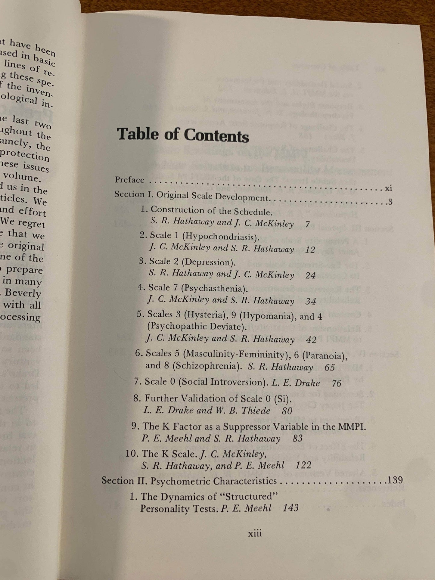 Flipped Pages Basic Readings on the MMPI: A New Selection on Personality Measurement by W. Grant Dahlstrom and Leona Dahlstrom