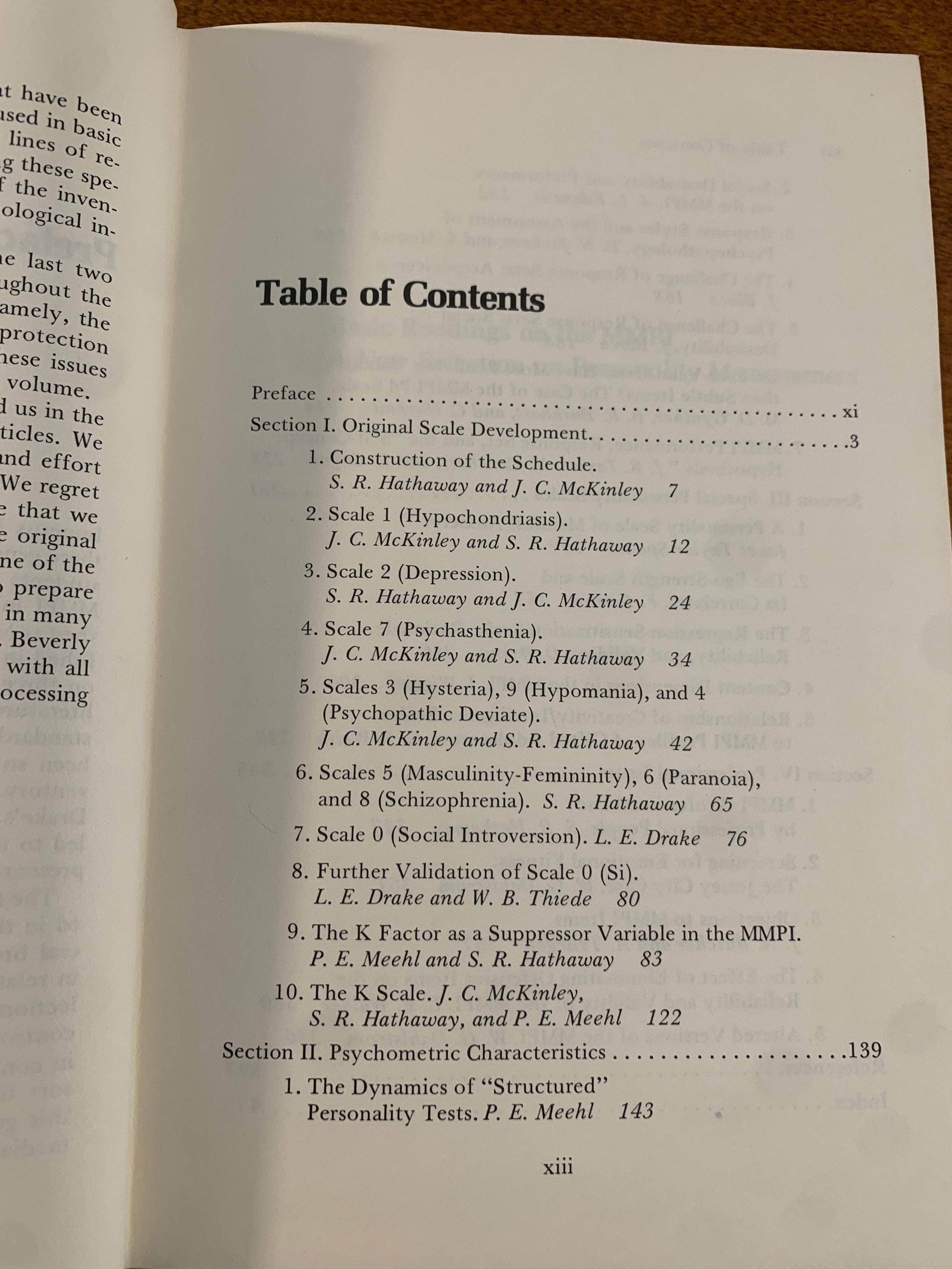 Flipped Pages Basic Readings on the MMPI: A New Selection on Personality Measurement by W. Grant Dahlstrom and Leona Dahlstrom