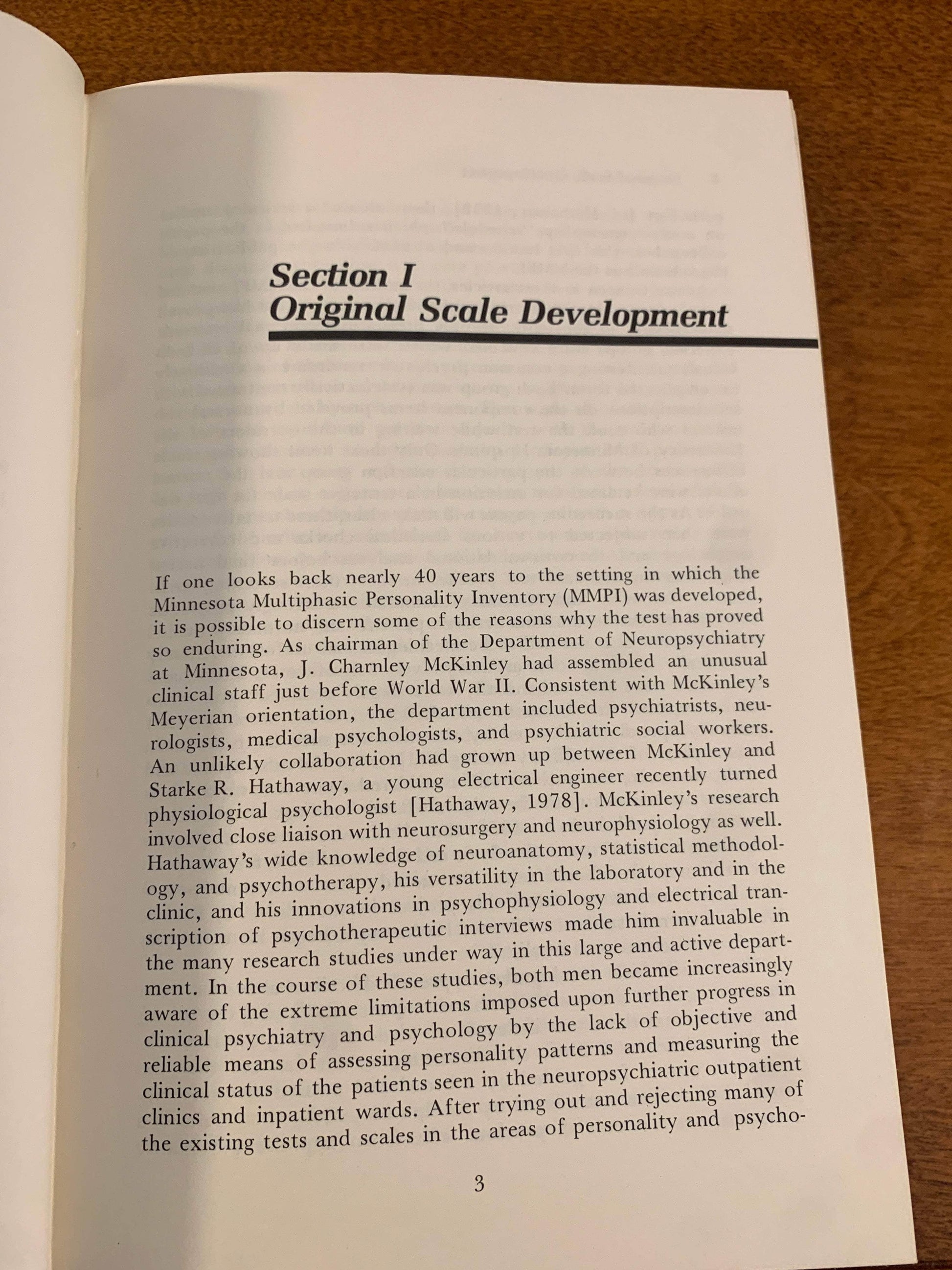 Flipped Pages Basic Readings on the MMPI: A New Selection on Personality Measurement by W. Grant Dahlstrom and Leona Dahlstrom