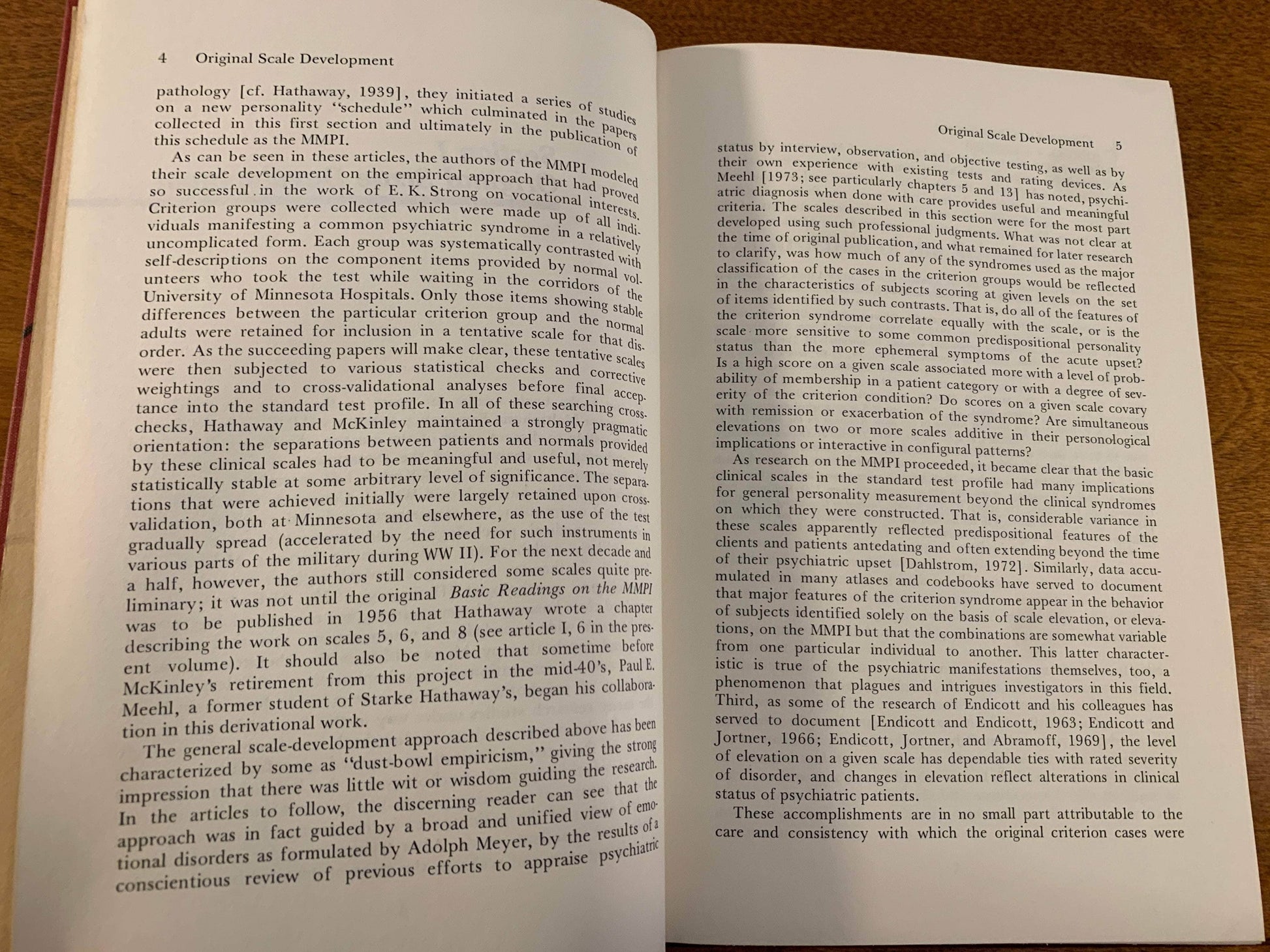 Flipped Pages Basic Readings on the MMPI: A New Selection on Personality Measurement by W. Grant Dahlstrom and Leona Dahlstrom