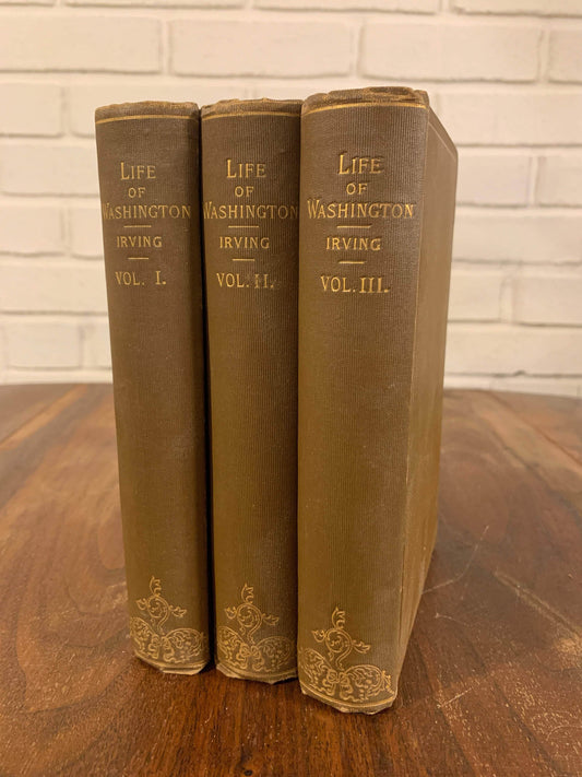 Flipped Pages Books The Life of Washington by Washington Irving, Publisher Siegel Cooper