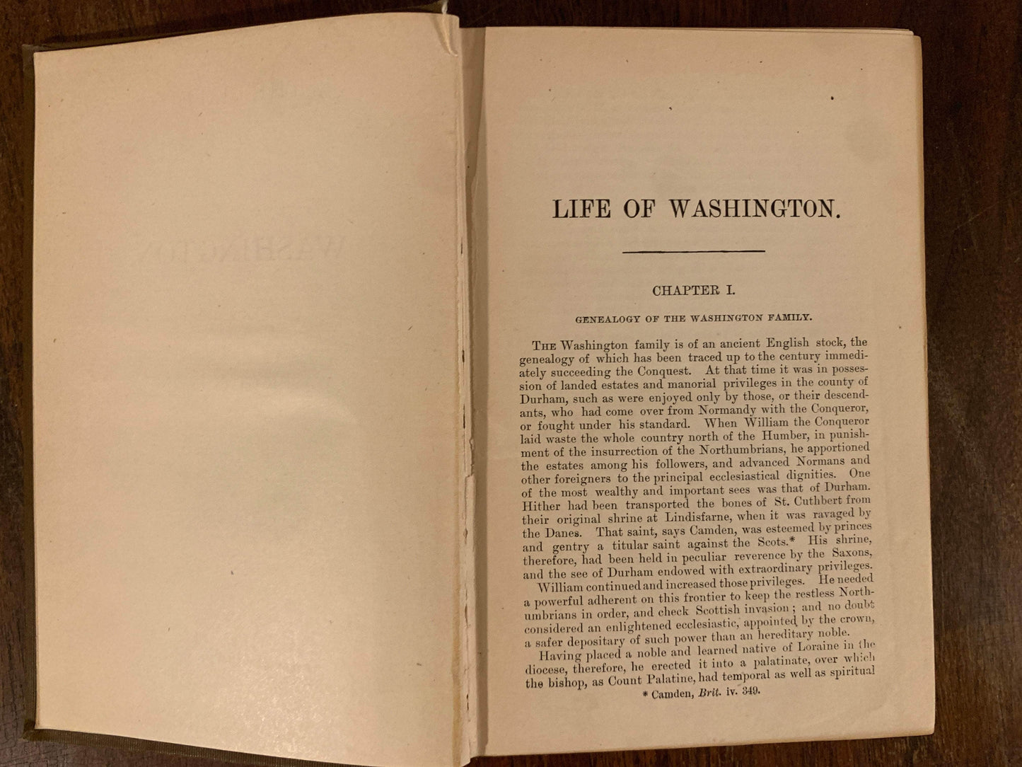 Flipped Pages Books The Life of Washington by Washington Irving, Publisher Siegel Cooper