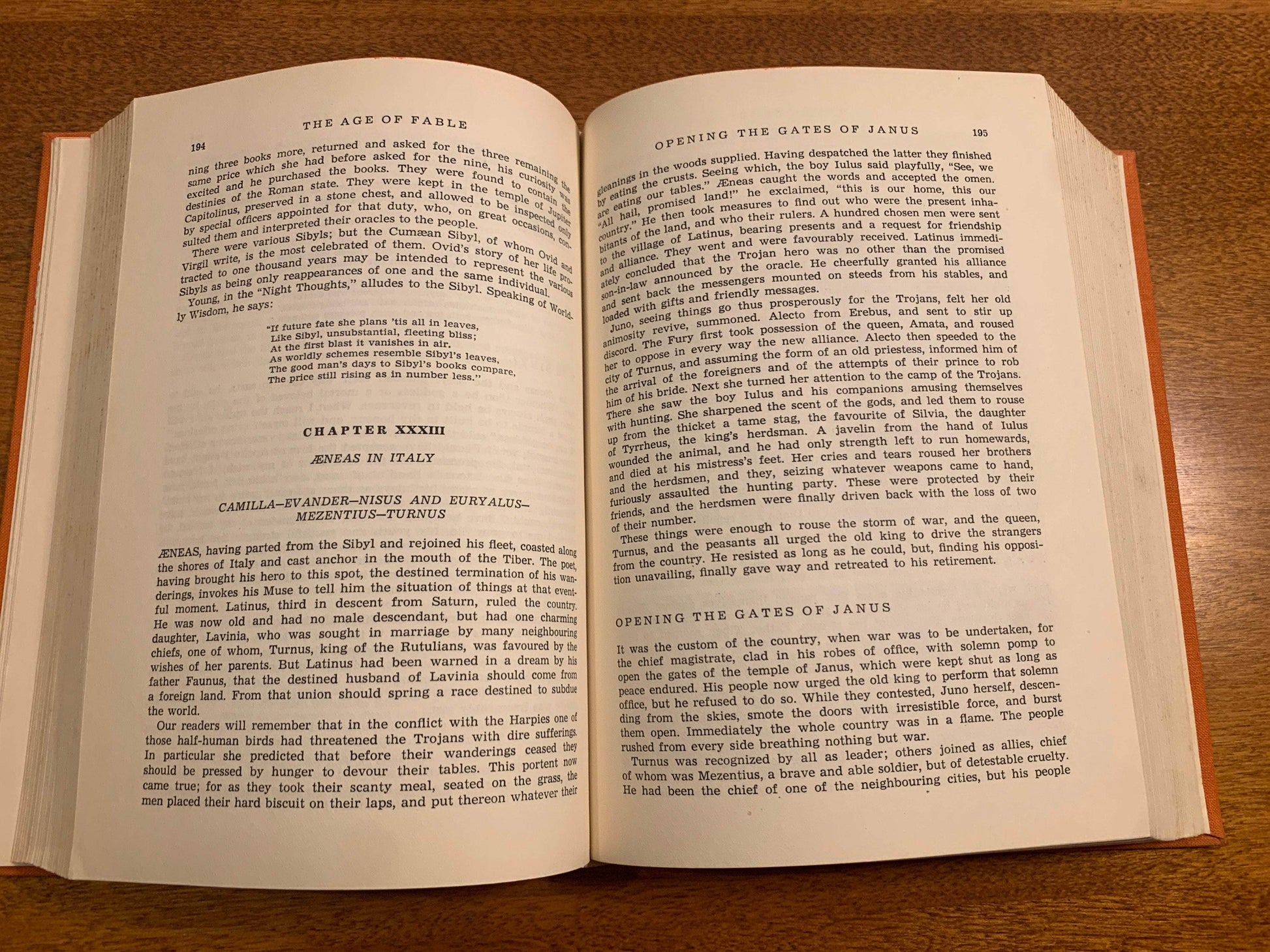 Flipped Pages Bulfinch's Mythology: The Age of Fable, Chivarly, Legends of Charlemagne 1963