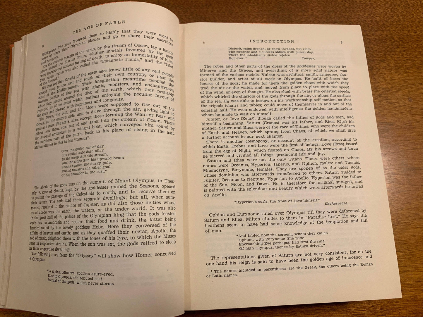 Flipped Pages Bulfinch's Mythology: The Age of Fable, Chivarly, Legends of Charlemagne 1963