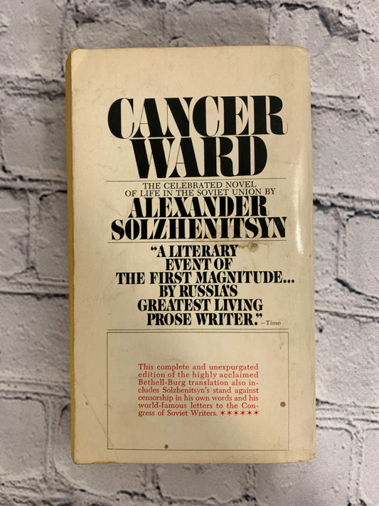 Flipped Pages Cancer Ward by Alexander Solzhenitsyn [1969]
