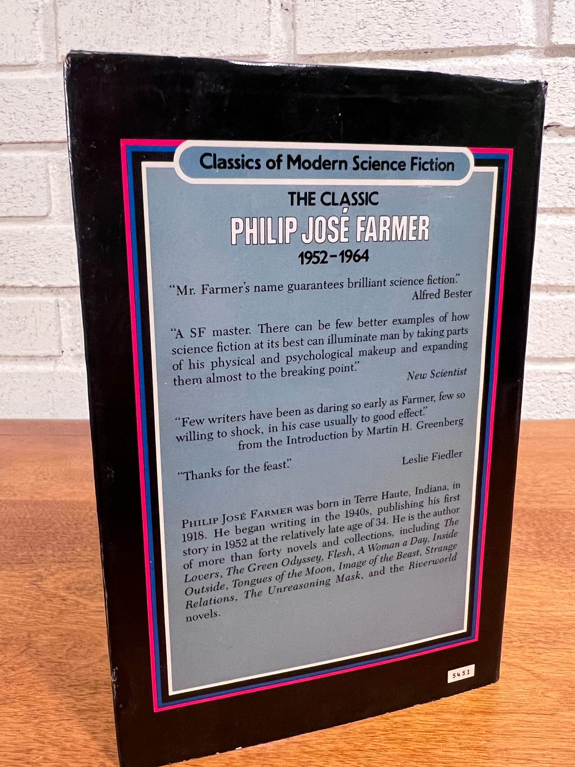 Flipped Pages Classics of Modern Science Fiction: Philip Jose Farmer 1952 - 1964