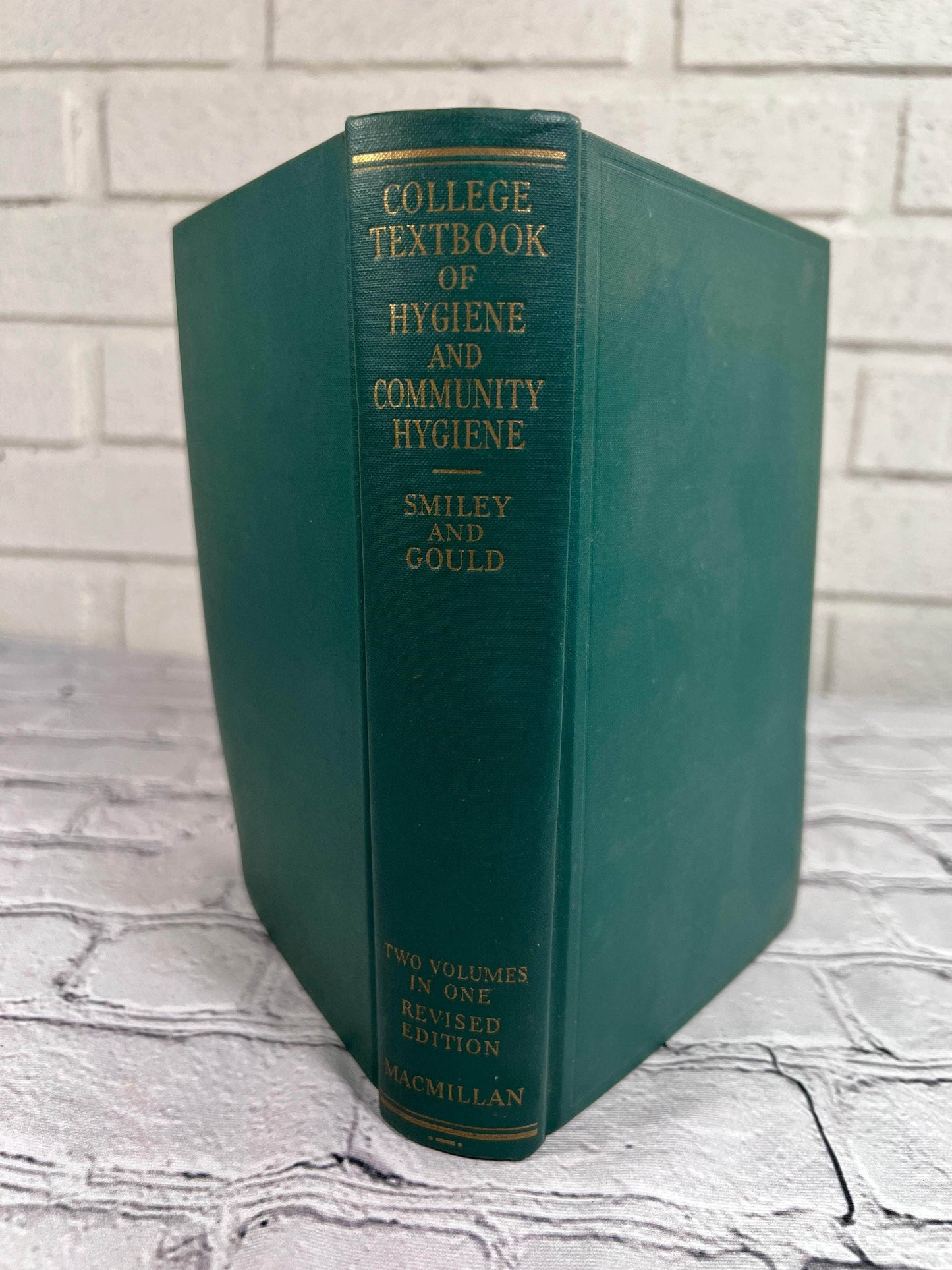 Flipped Pages College Textbook of Hygiene and Community Hygiene by Smiley and Gould [1939]