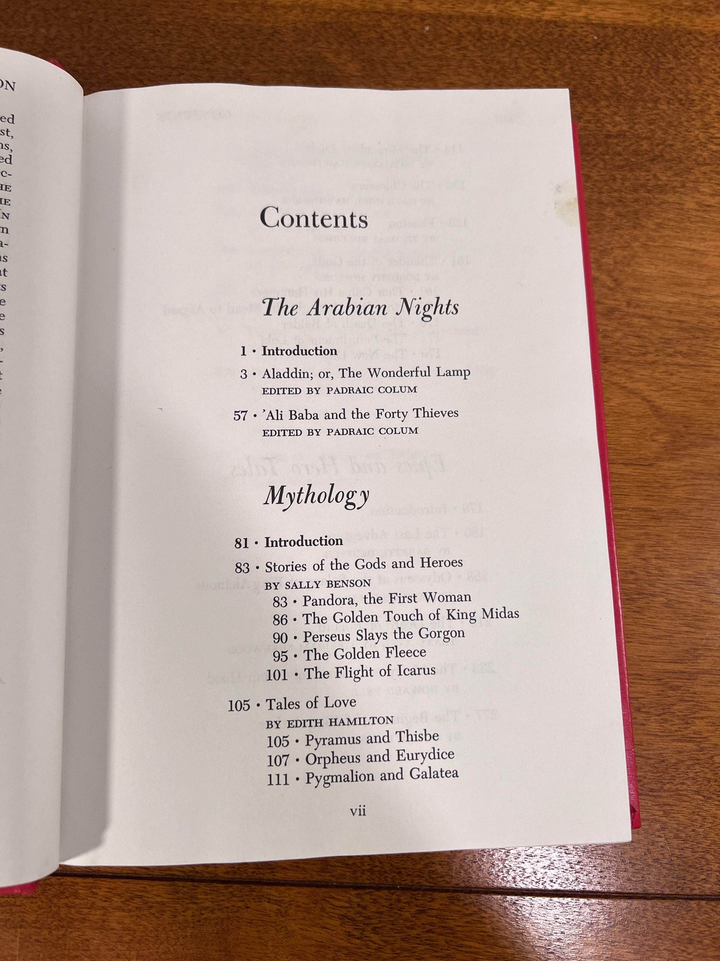 Flipped Pages Collier's Junior Classics The Young Folks Shelf Books 1962 #7 Legends of Long Ago