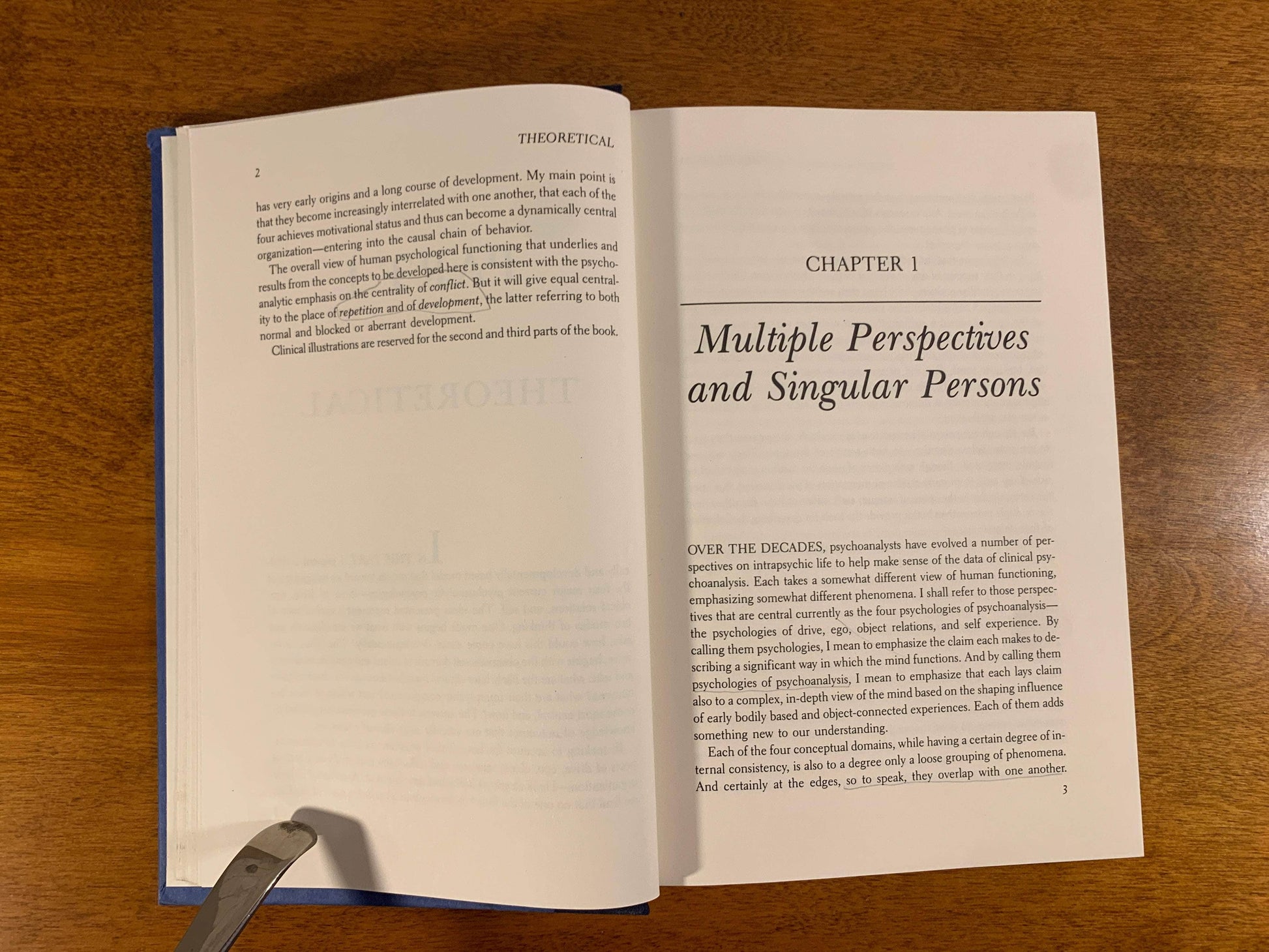 Flipped Pages Drive, Ego, Object & Self, A Synthesis for Clinical Work by Fred Pine