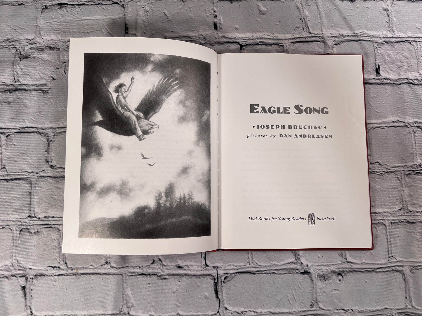 Flipped Pages Eagle Song by Joseph Bruchac [1st Edition · 1st Print · 1997]