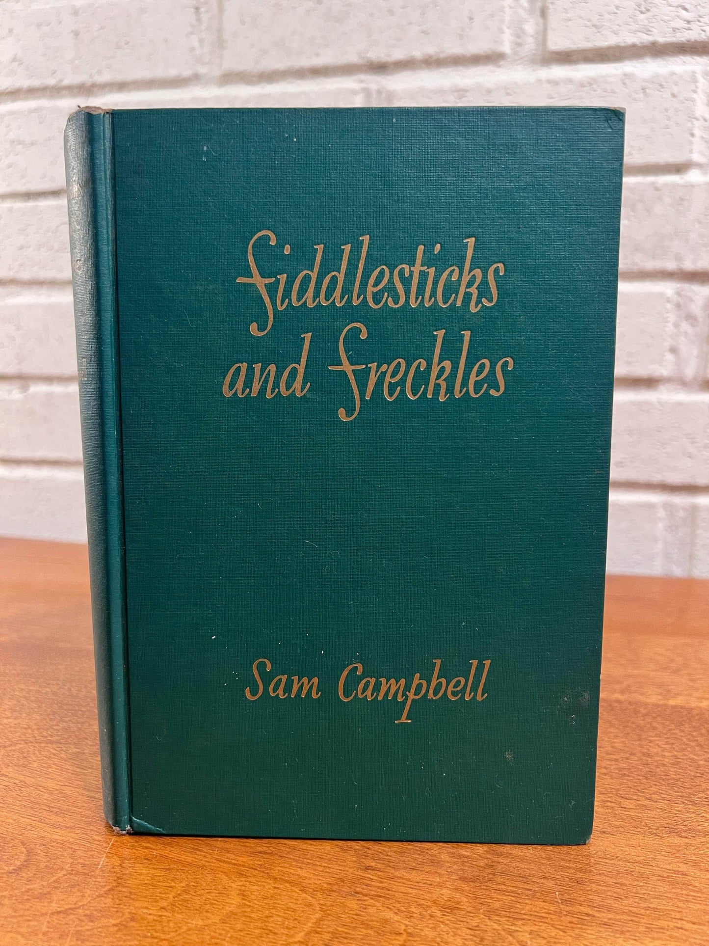 Flipped Pages Fiddlesticks and Freckles: The Two Forest Frolics of Two Funny Fawns by Sam Cambell 1955