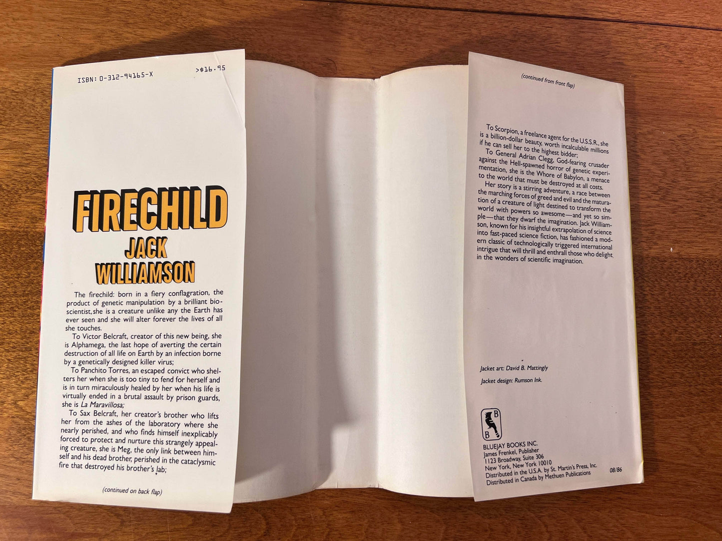 Flipped Pages Firechild by Jack Williamson