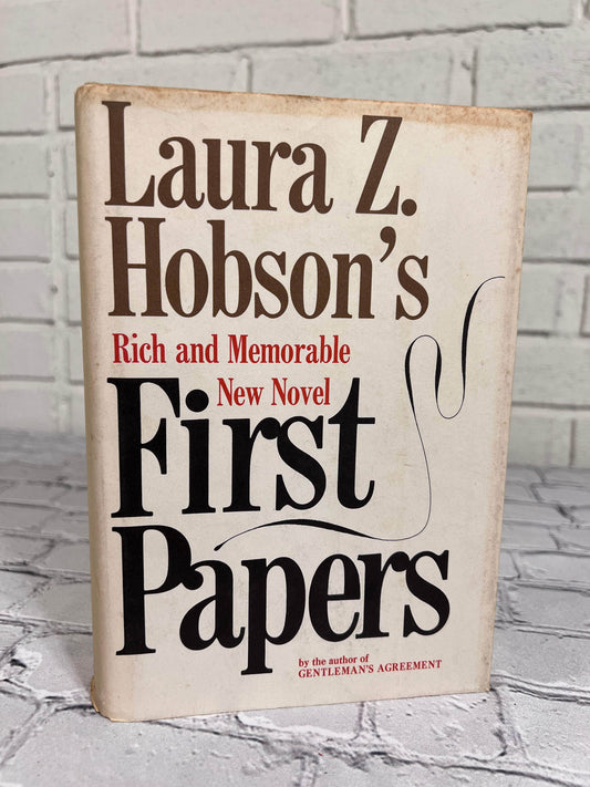 Flipped Pages First Papers by Laura Z. Hobson [1964]