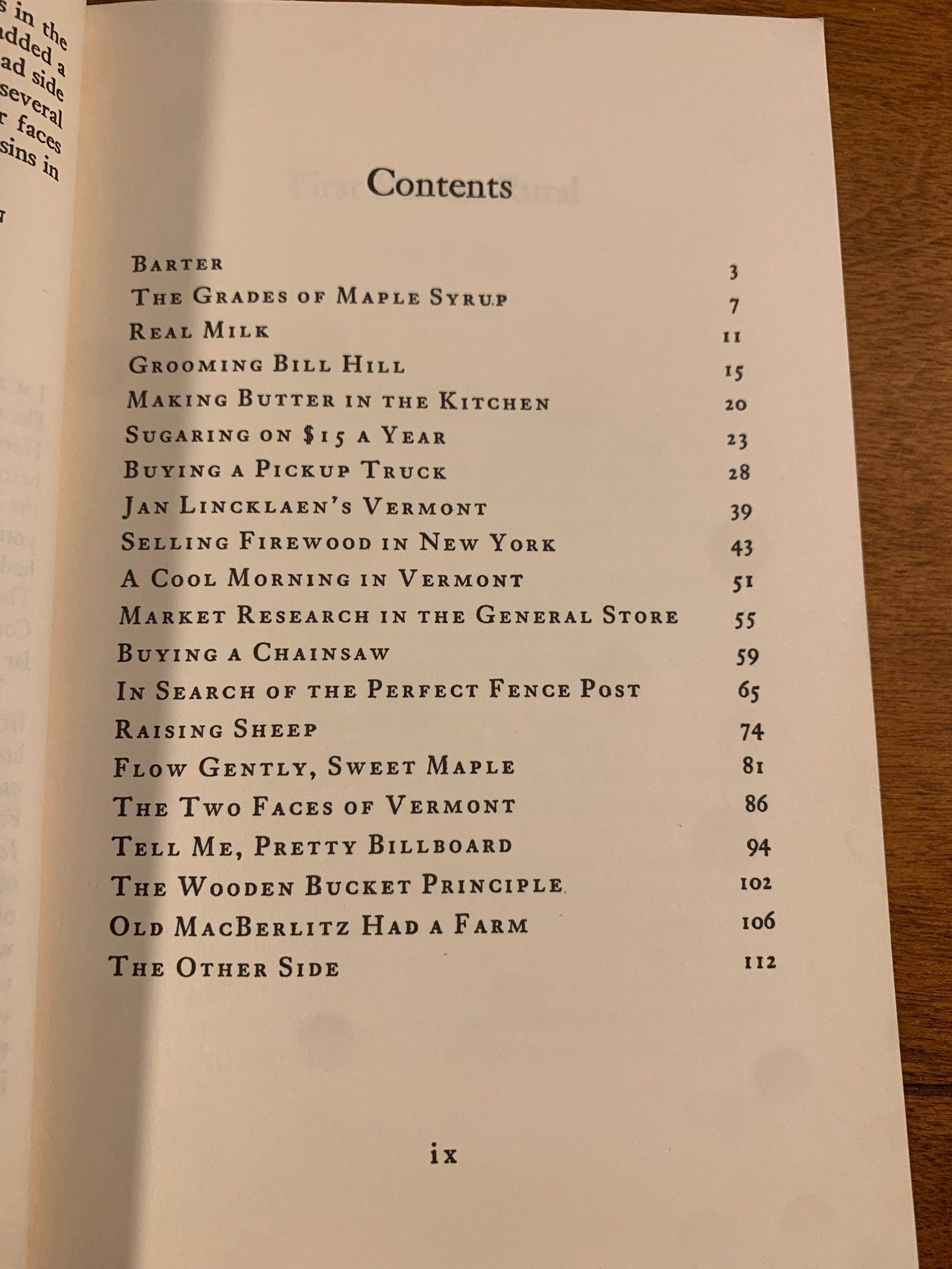 Flipped Pages First Person Rural: Essays of a Sometime Farmer by Noel Perrin [1980]