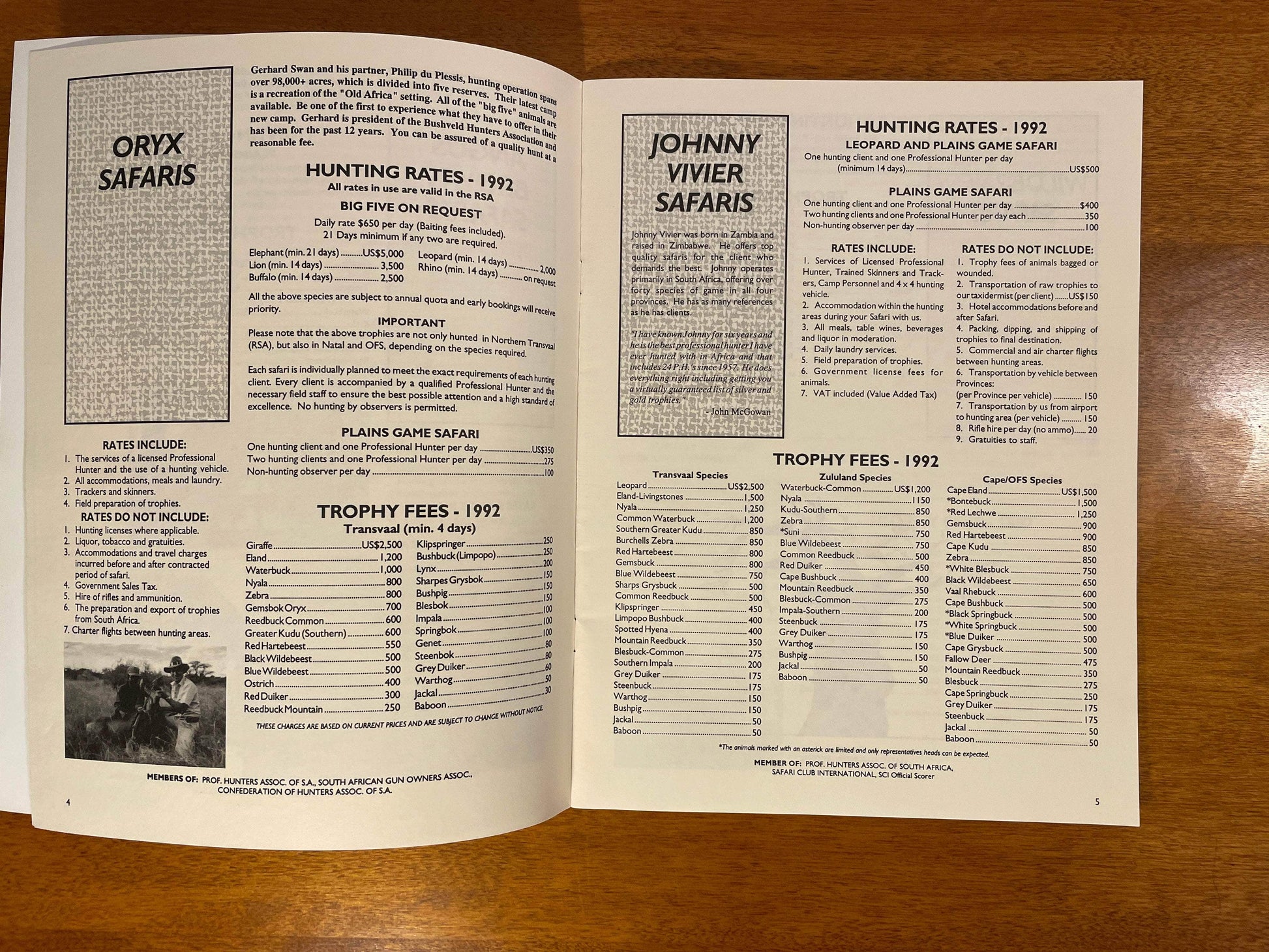 Flipped Pages Four Star Adventures: Serving the Discriminating Hunter - Game Prices 1992