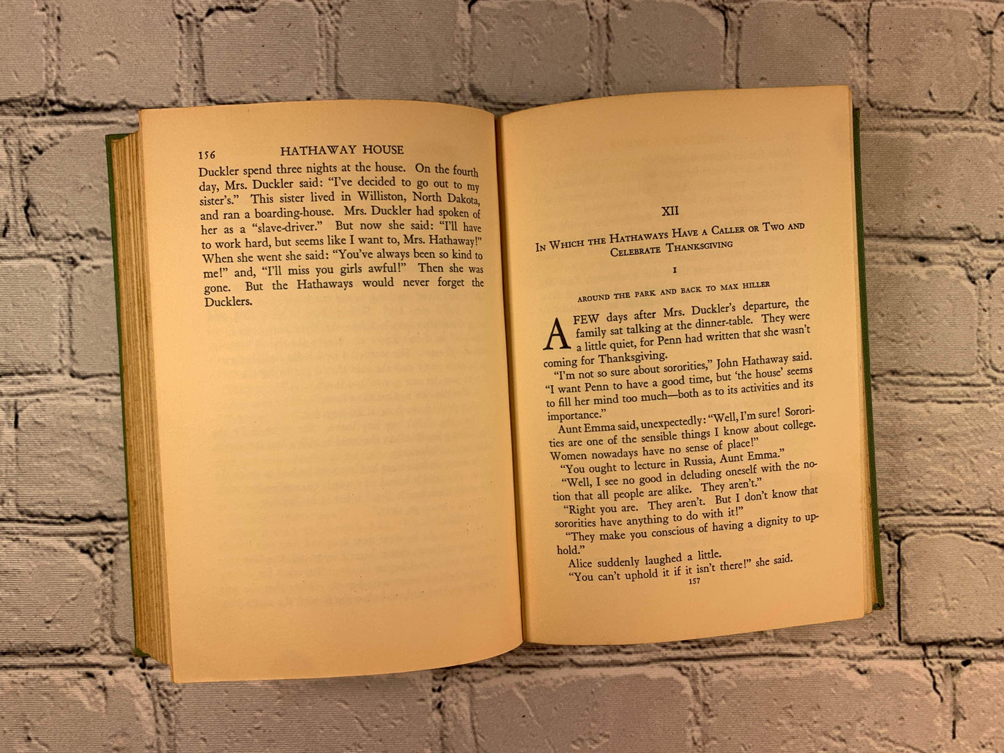 Flipped Pages Hathaway House by Nelia Gardner White [1931 · 1st Edition]