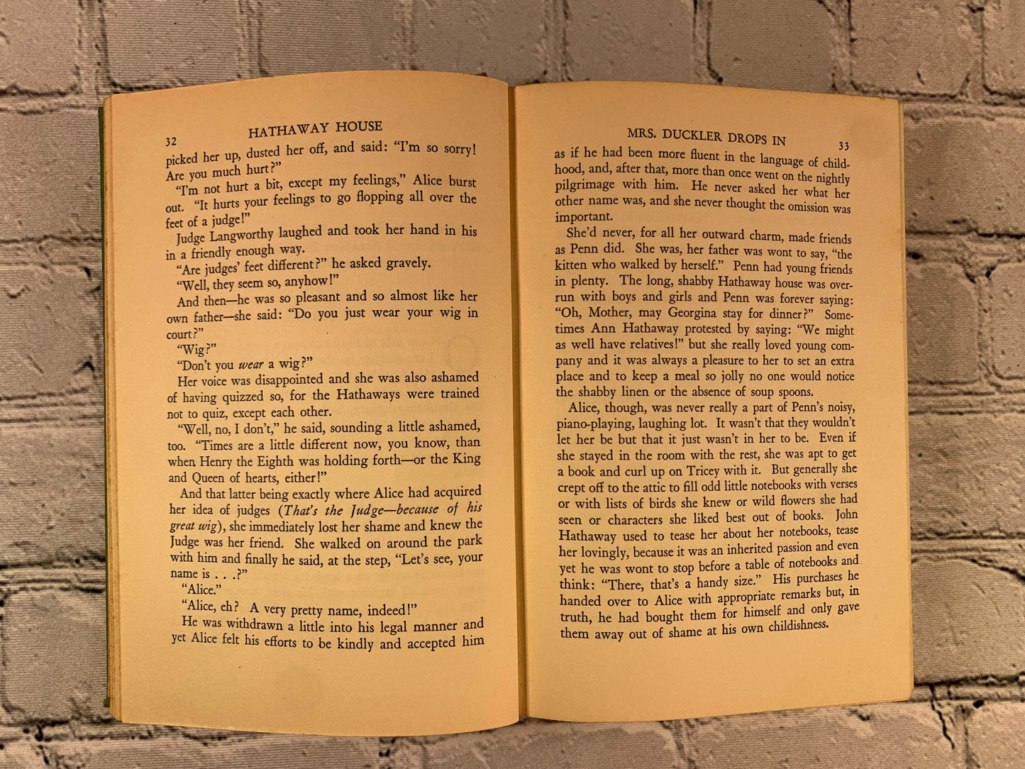 Flipped Pages Hathaway House by Nelia Gardner White [1931 · 1st Edition]