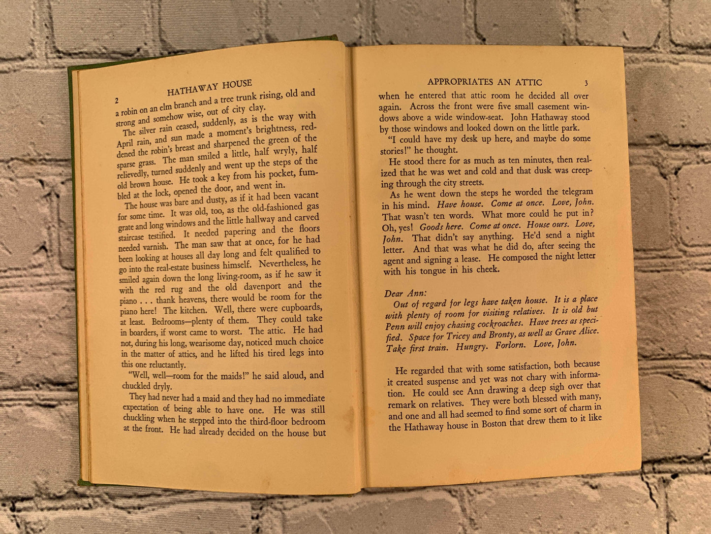 Flipped Pages Hathaway House by Nelia Gardner White [1931 · 1st Edition]