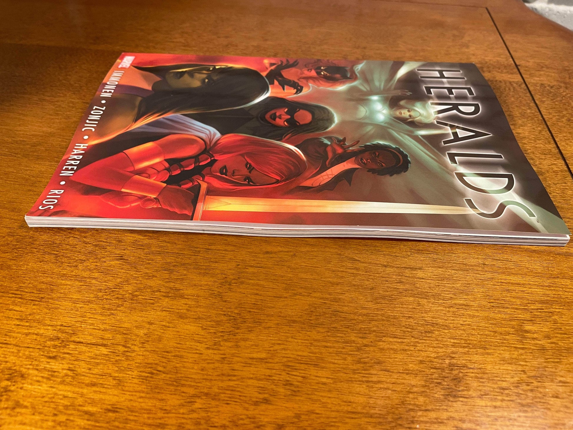 Flipped Pages Heralds Marvel Kathryn Immonen Tonci Zonjic Galactus, GN 2011 1st Printing