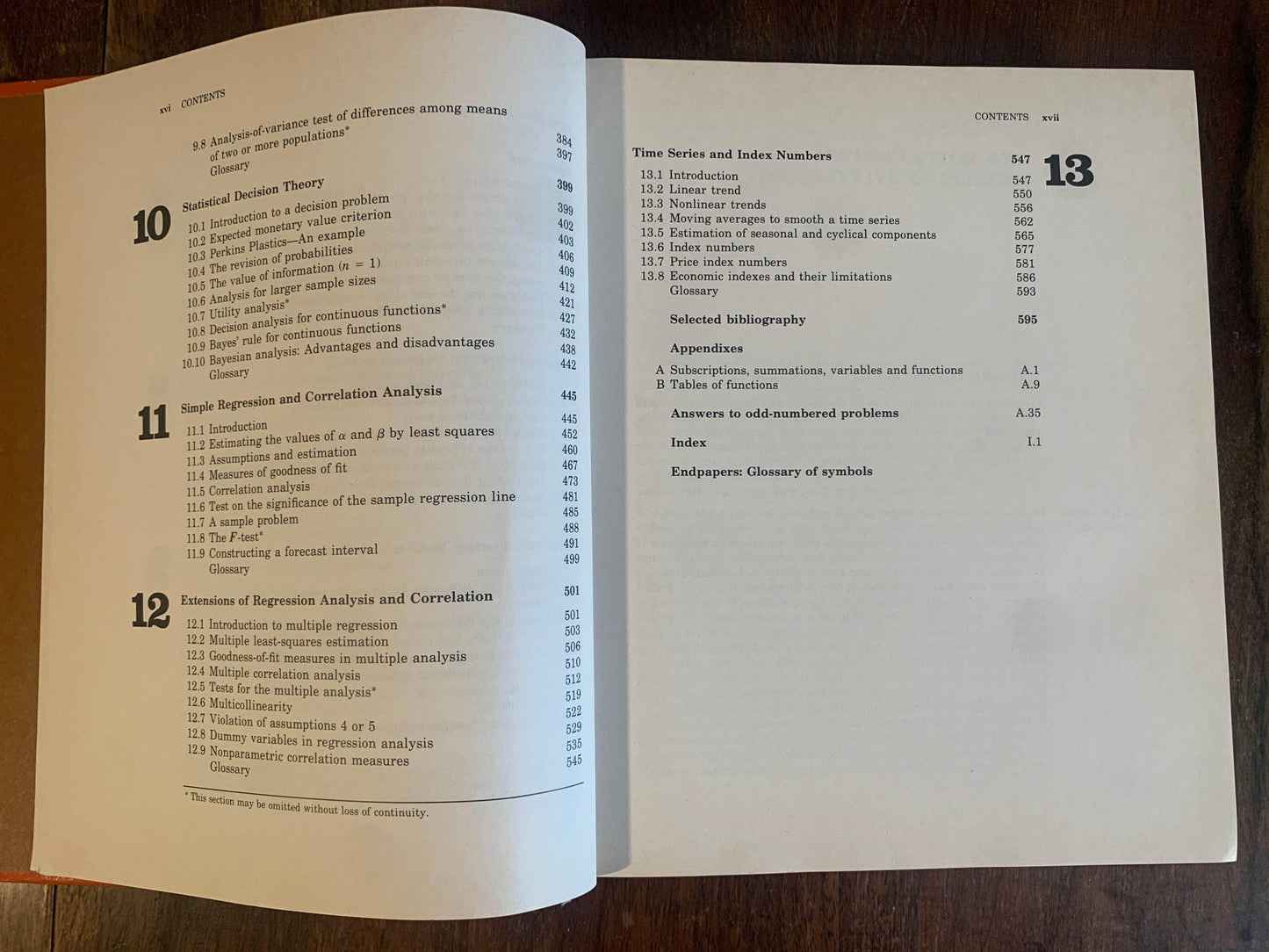 Flipped Pages Introductory Statistical Analysis by Harnett & Murphy 1980