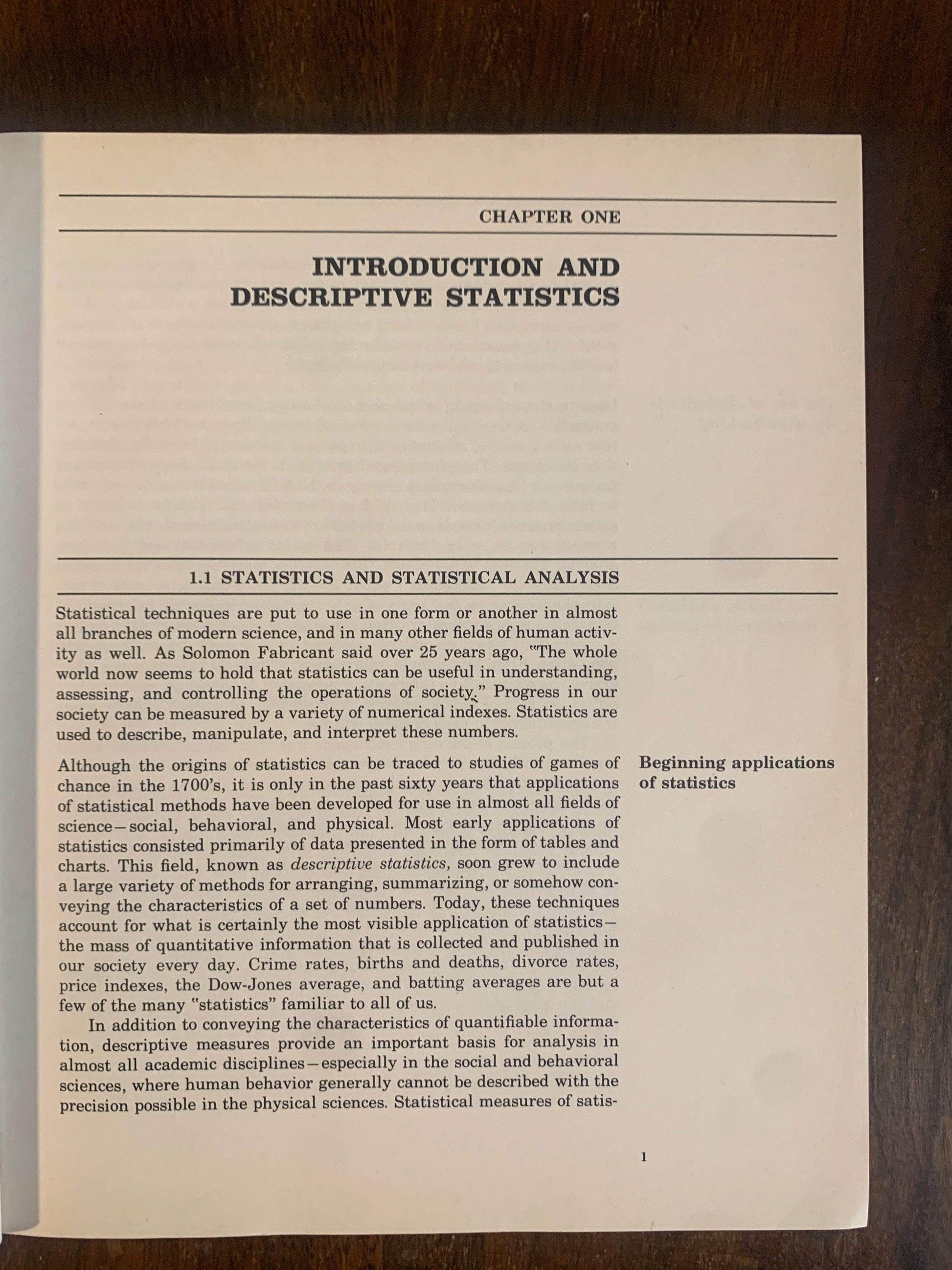 Flipped Pages Introductory Statistical Analysis by Harnett & Murphy 1980