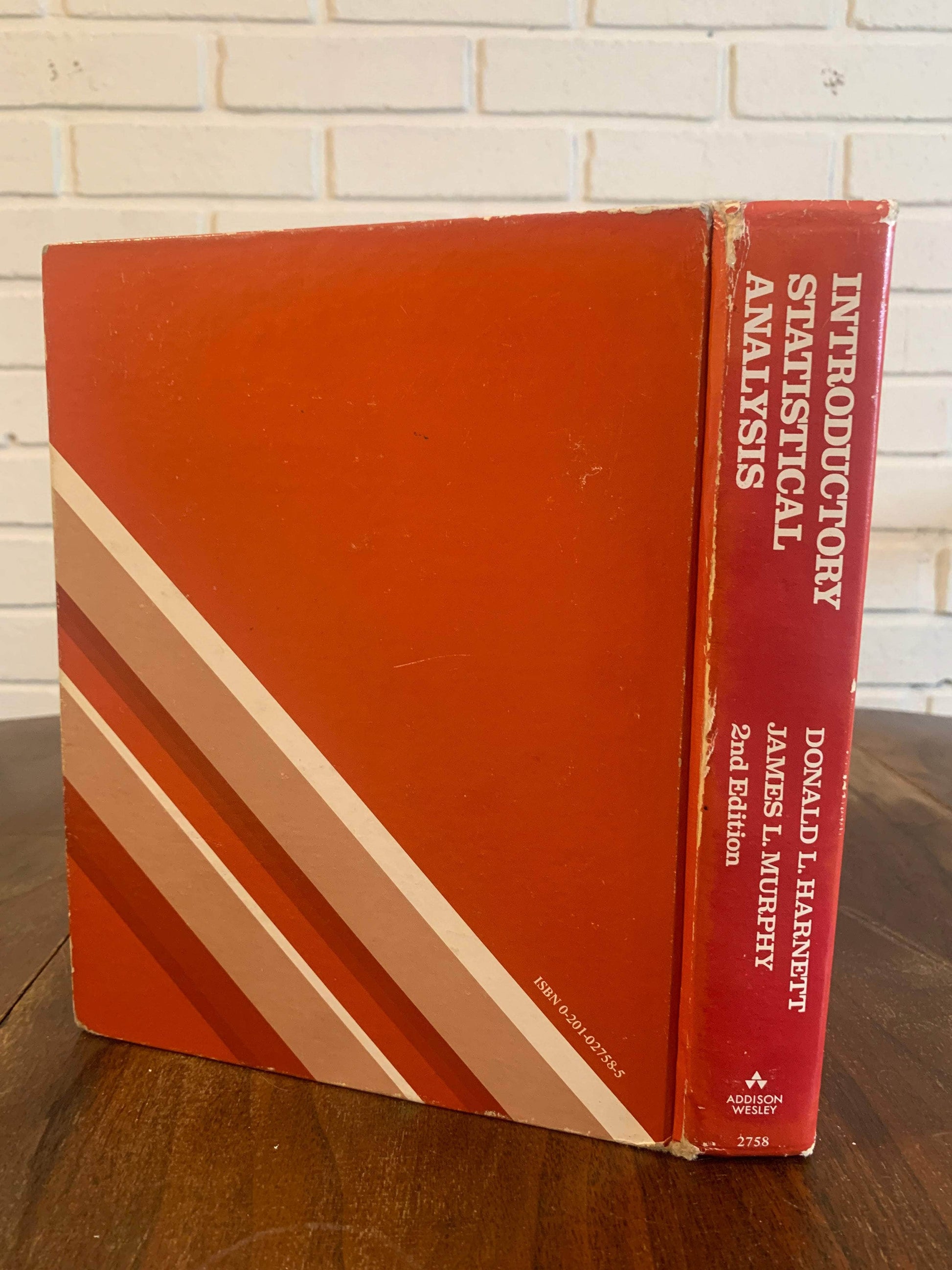 Flipped Pages Introductory Statistical Analysis by Harnett & Murphy 1980