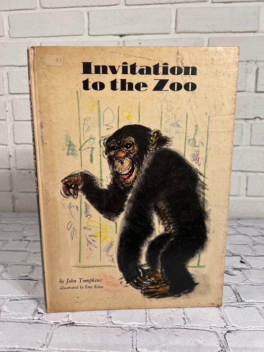 Flipped Pages Invitation to the Zoo by John Tomkins [1967]
