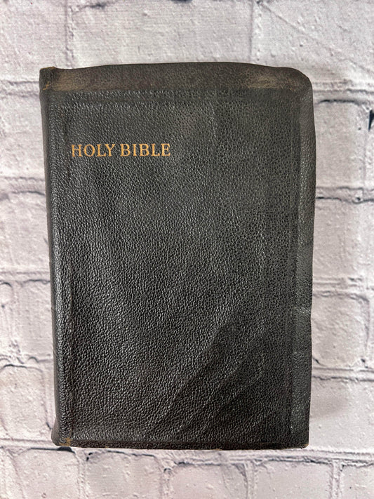 Flipped Pages Leather Bound Holy Bible Containing the Old Testament [1953 · Collins' Clear-Type Press]