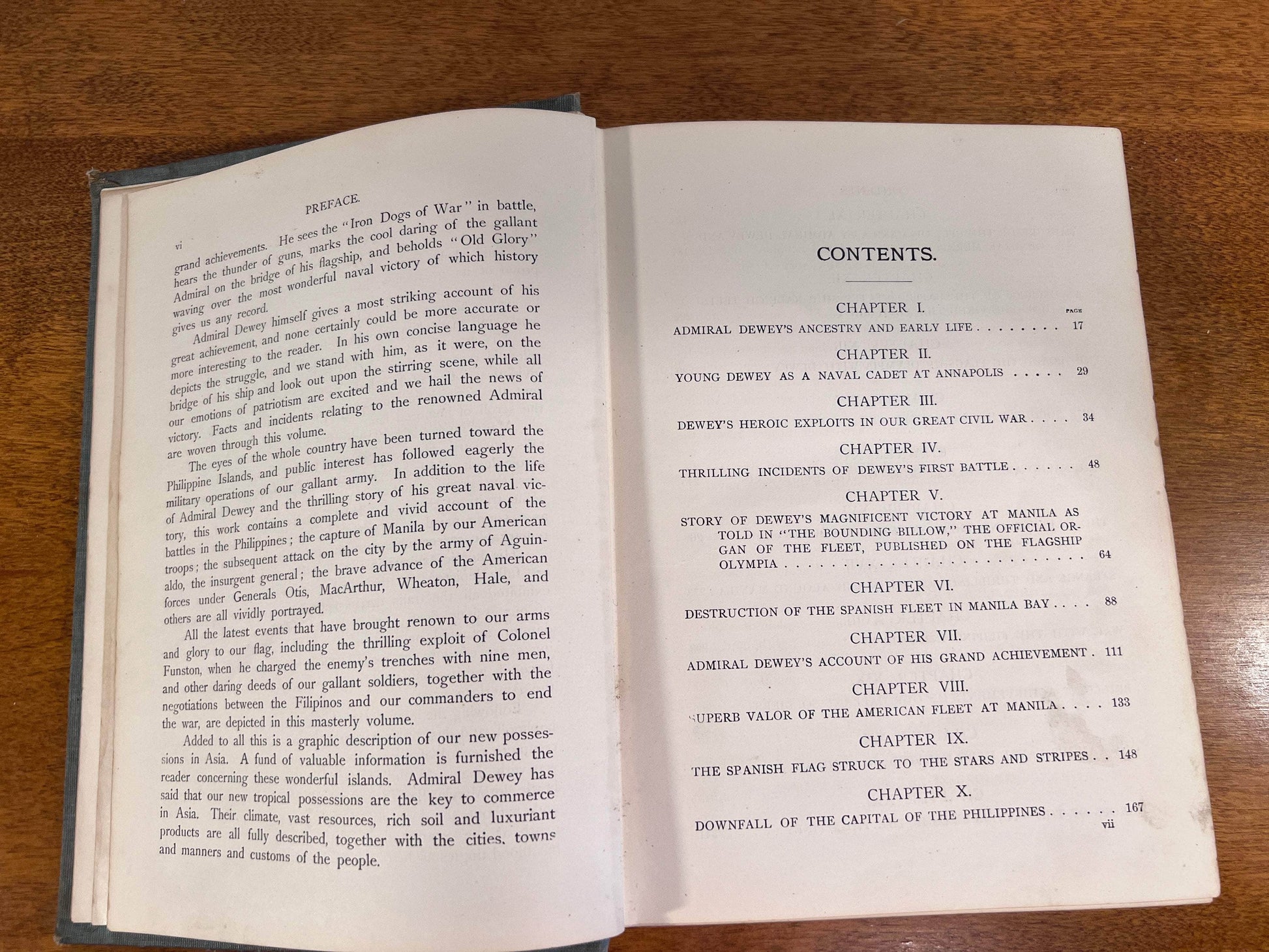 Flipped Pages Life and Heroic Deeds of Admiral Dewey and Battles in the Philippines, 1899