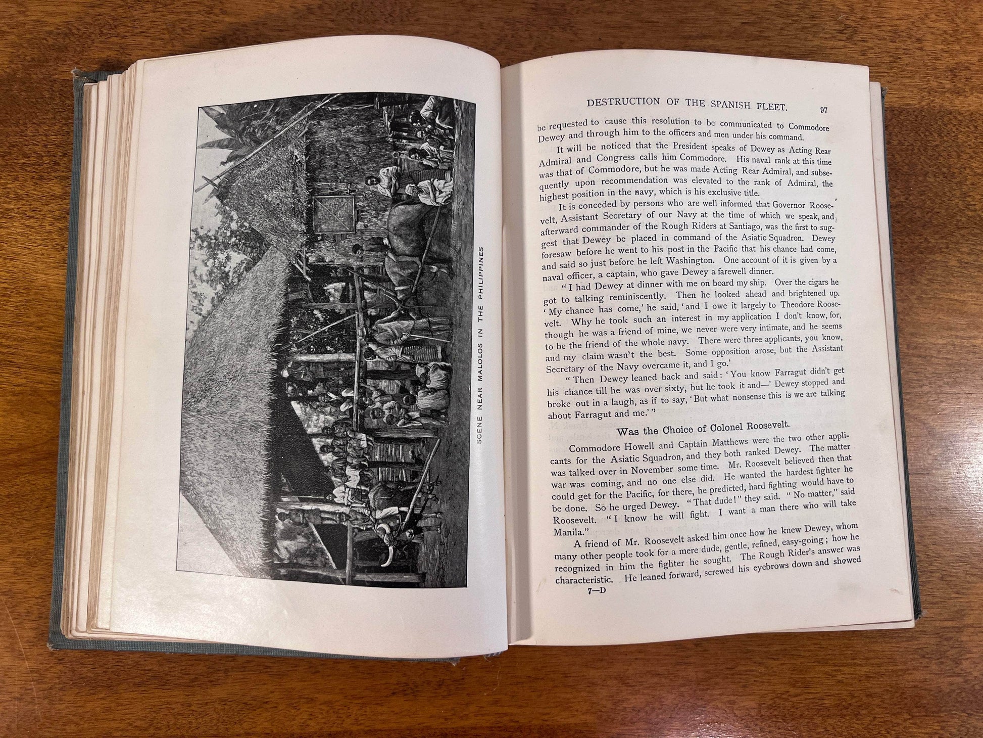 Flipped Pages Life and Heroic Deeds of Admiral Dewey and Battles in the Philippines, 1899